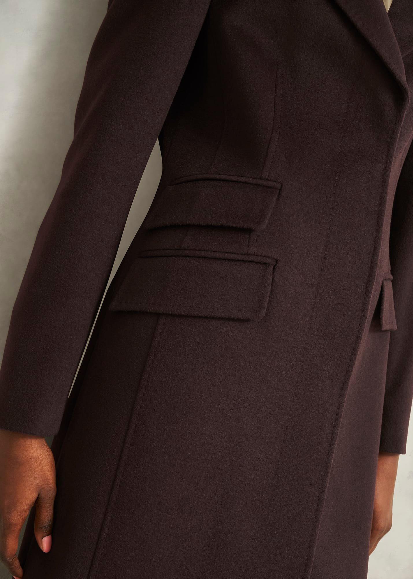 Maeva Wool Coat, Alder Brown, hi-res