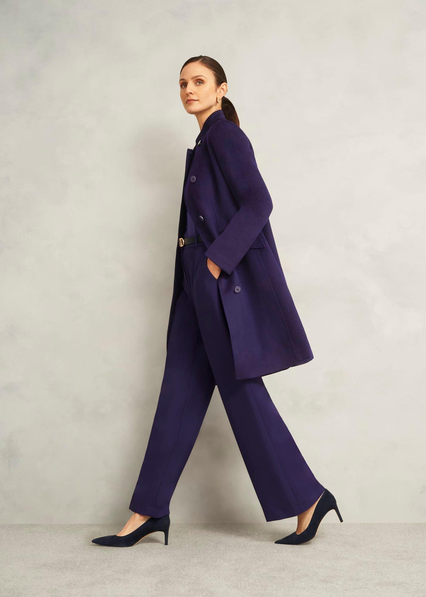 Taylor Wool Coat, Midnight Purple, hi-res