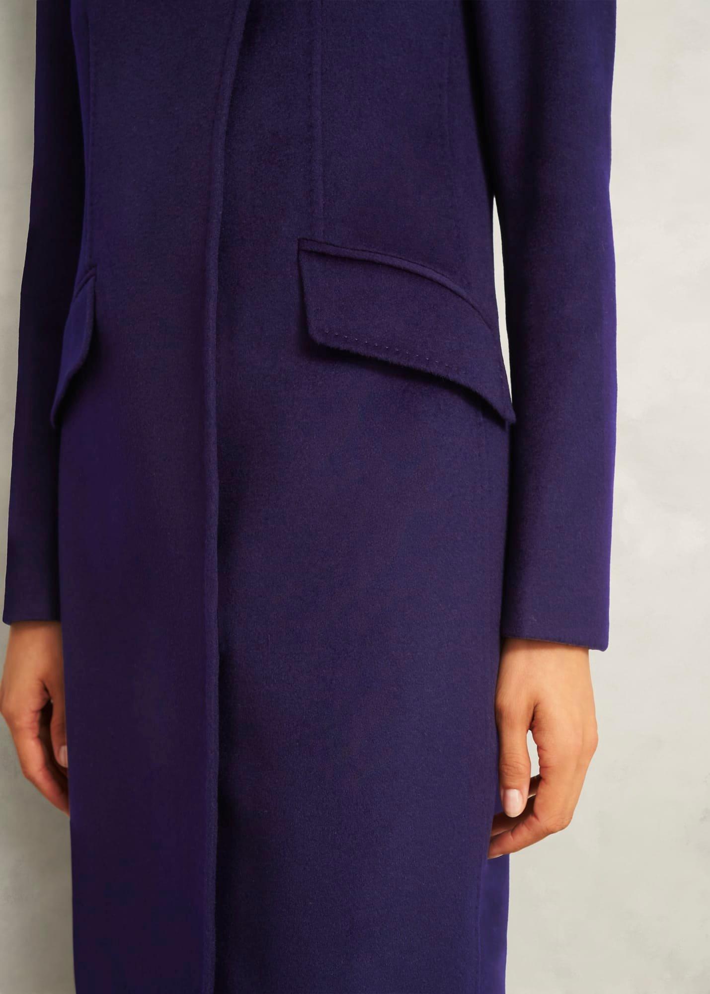 Taylor Wool Coat, Midnight Purple, hi-res