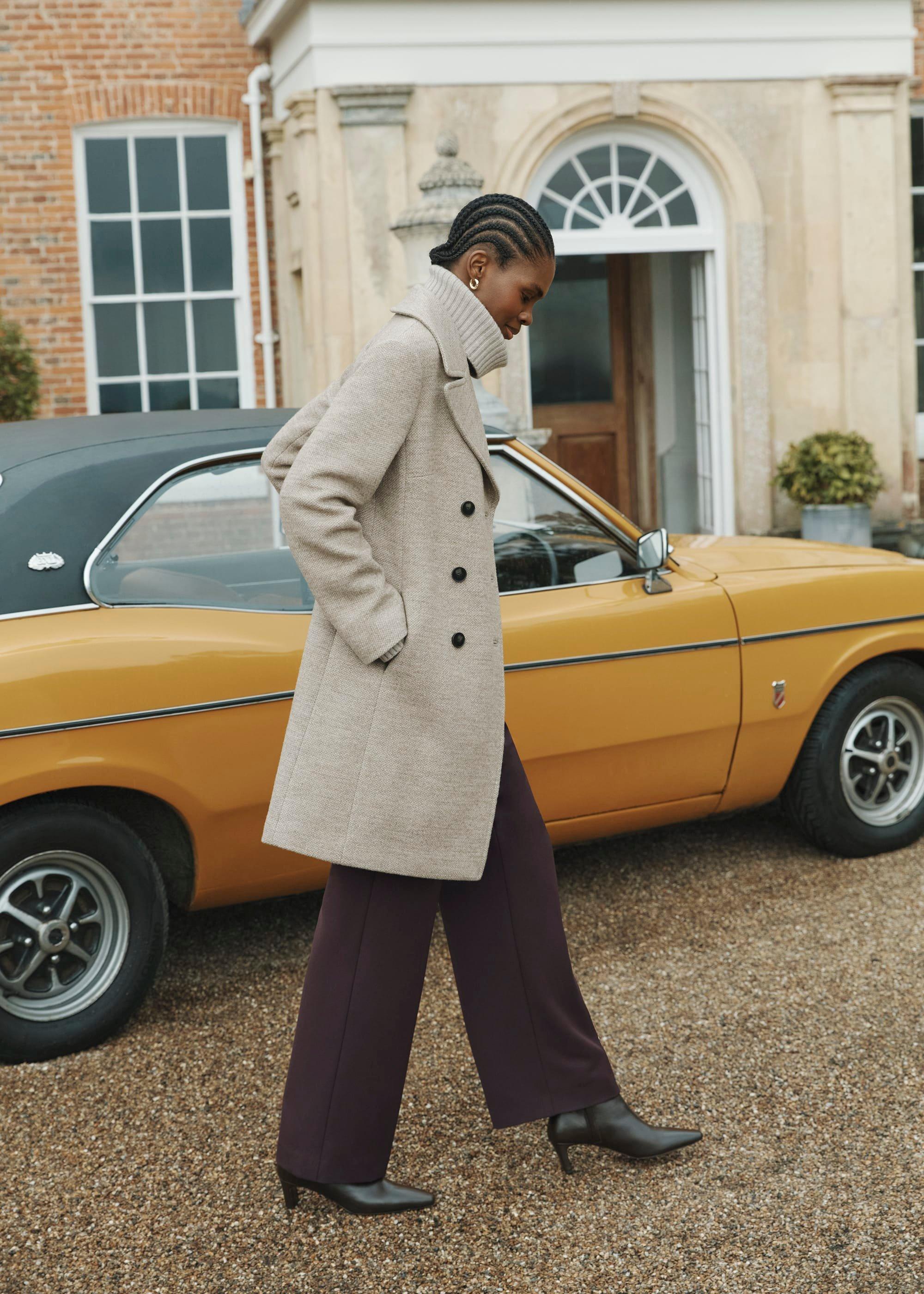 Janetta Wool Blend Coat