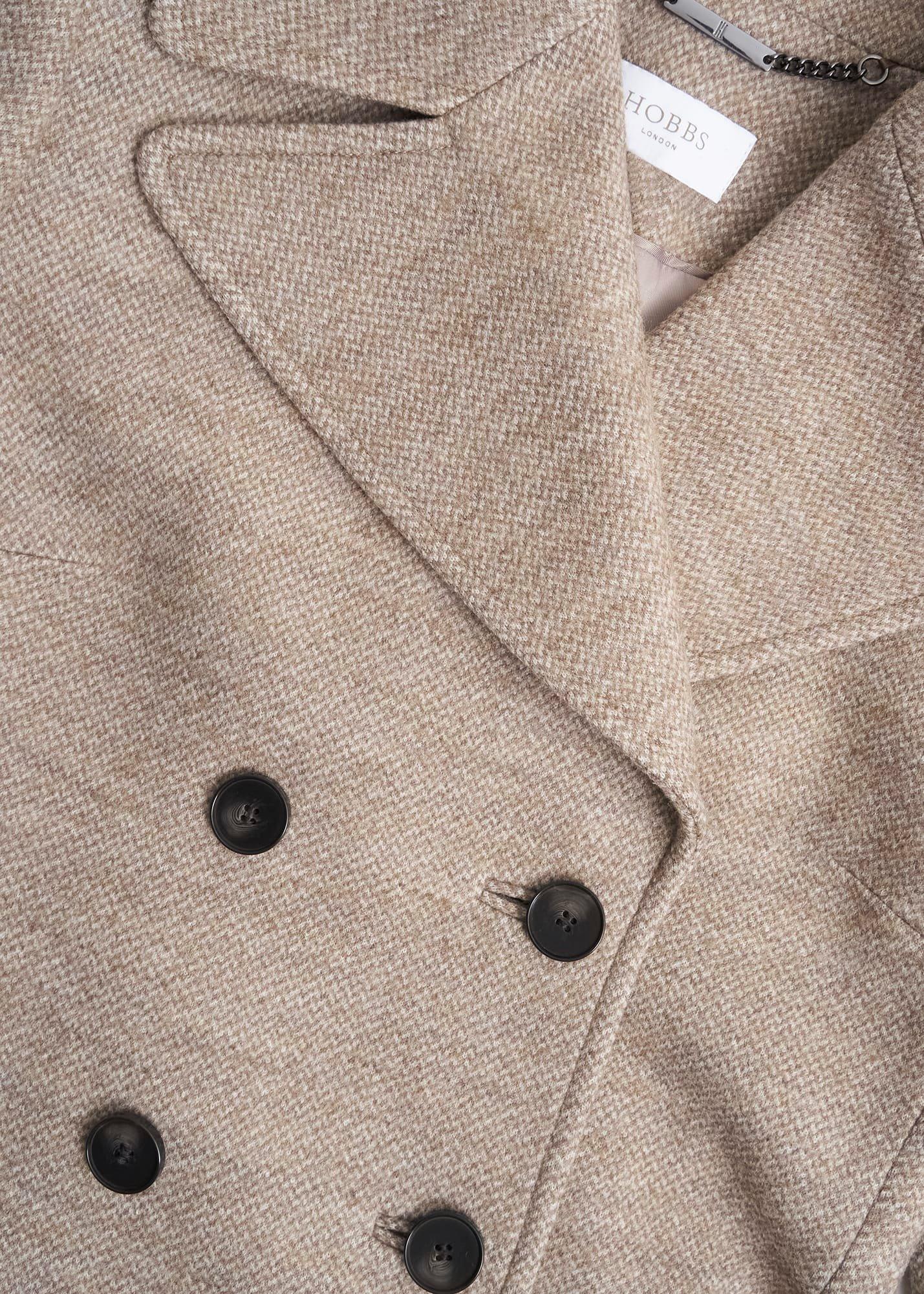 Janetta Wool Blend Coat, Neutral, hi-res