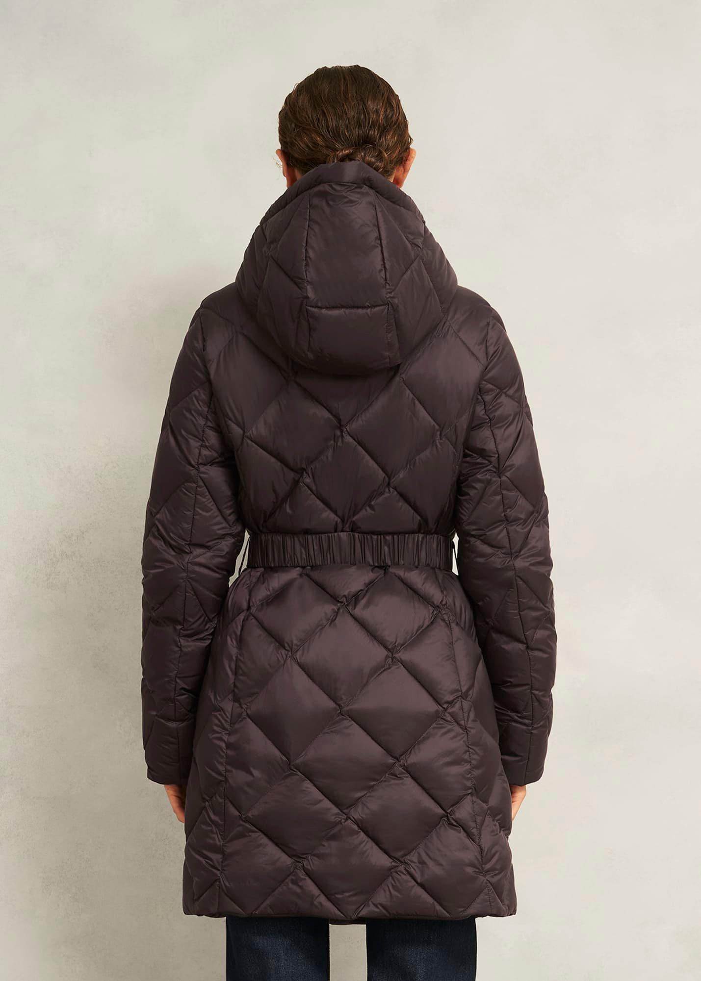 Lumi Puffer Coat, Deep Brown, hi-res