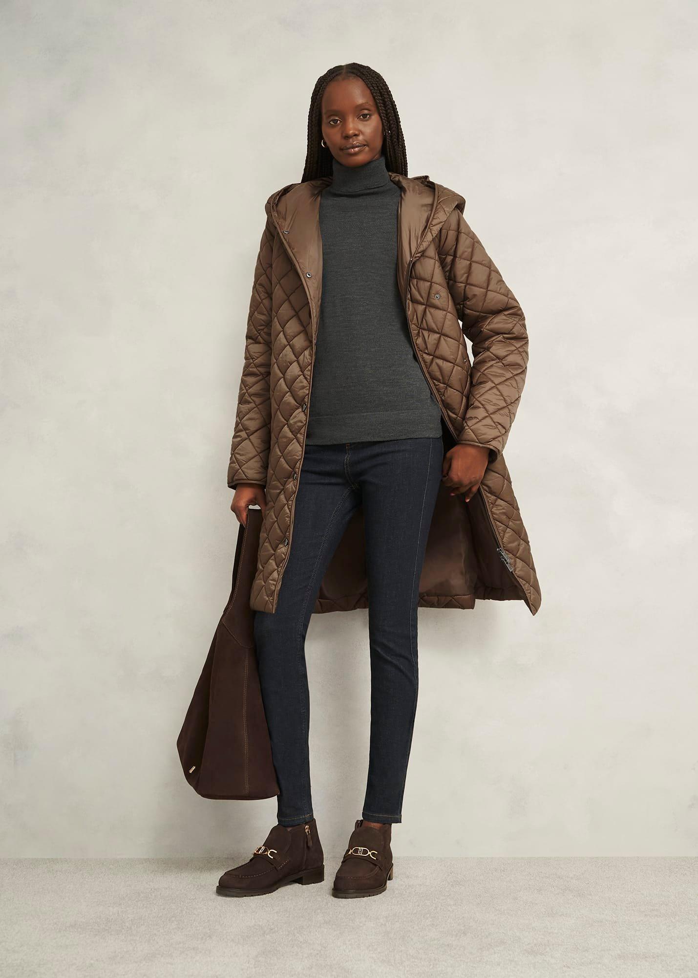 Ines Puffer Coat, Mink, hi-res
