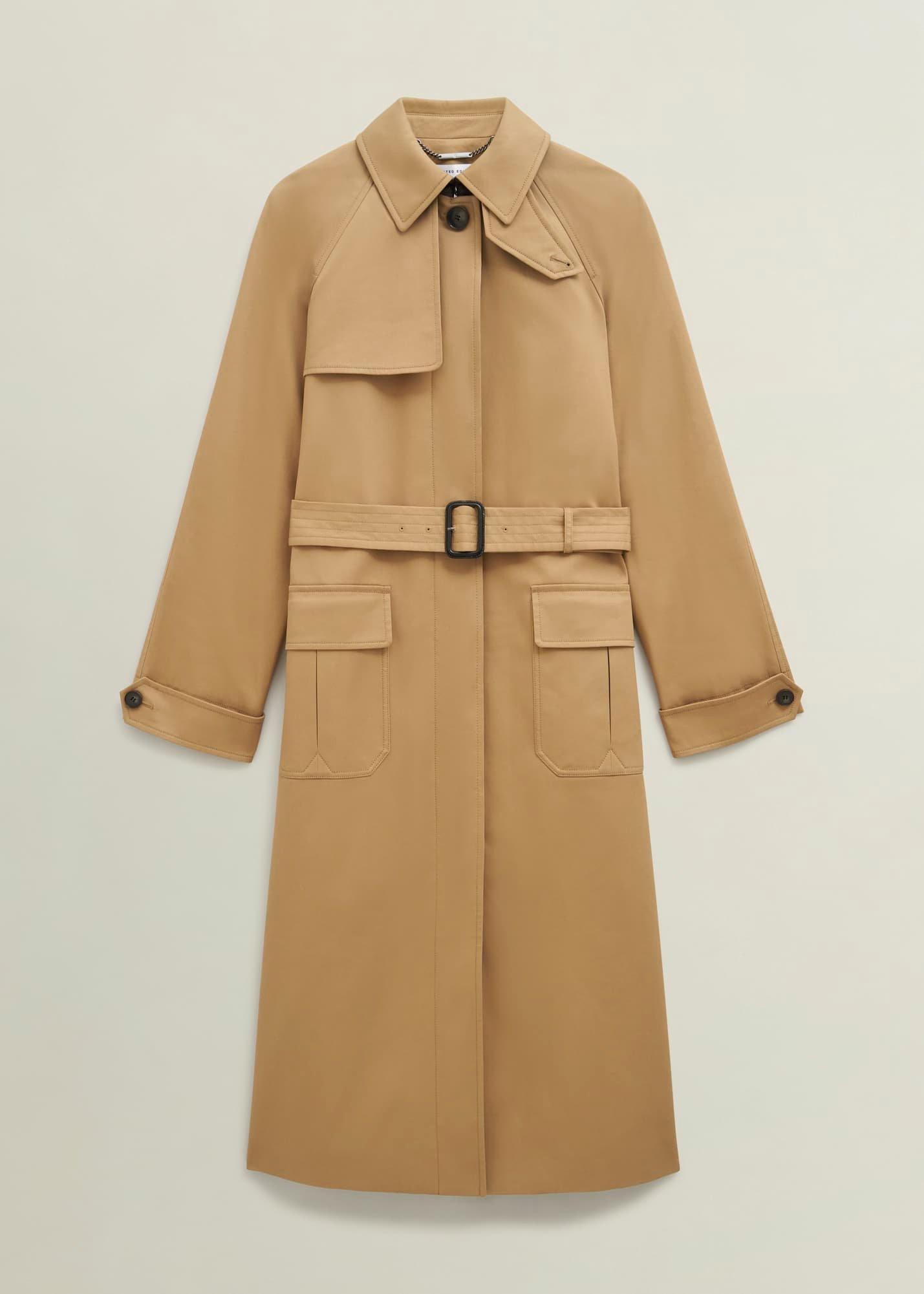 Donnington Shower Resistant Trench Coat, Fawn Beige, hi-res