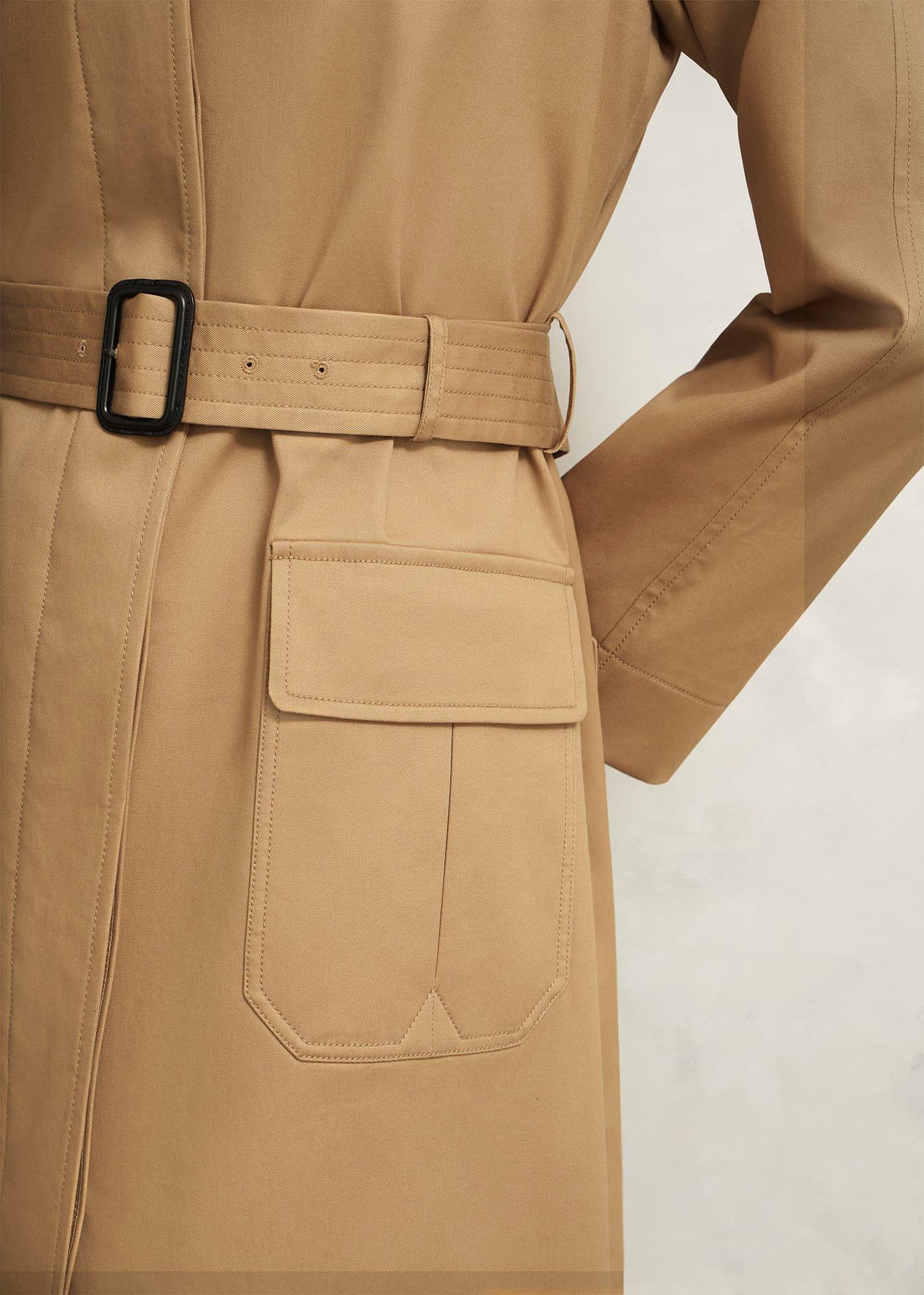 Donnington Shower Resistant Trench Coat, Fawn Beige, hi-res