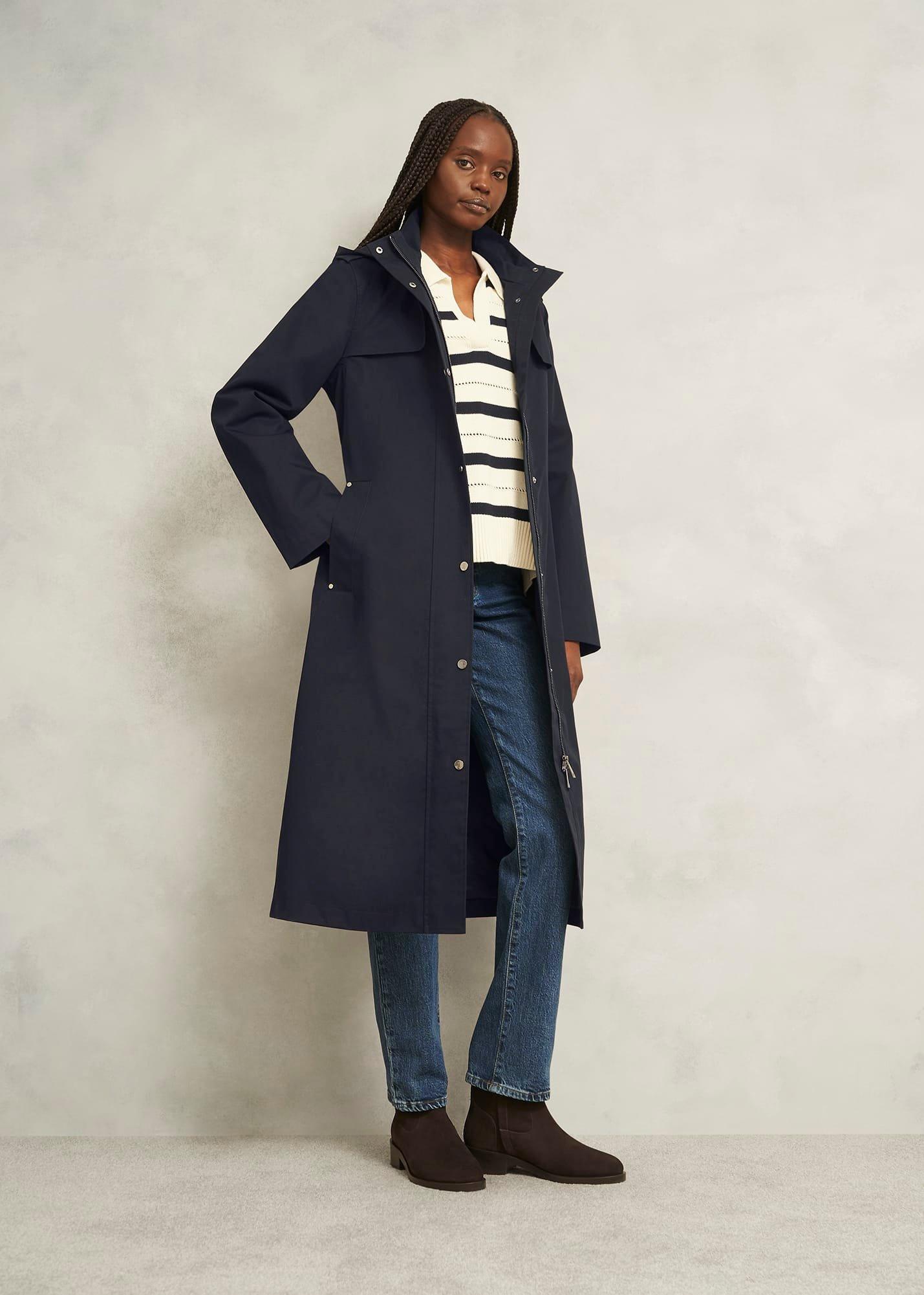 Felicia Waterproof Jacket, Navy, hi-res