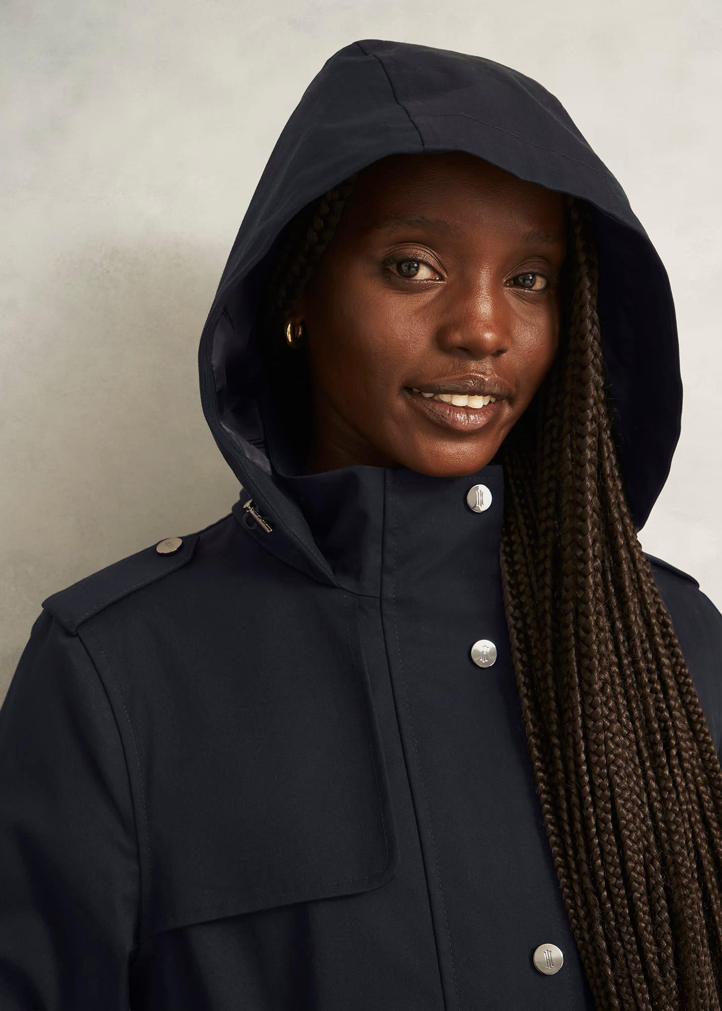 Felicia Waterproof Jacket, Navy, hi-res