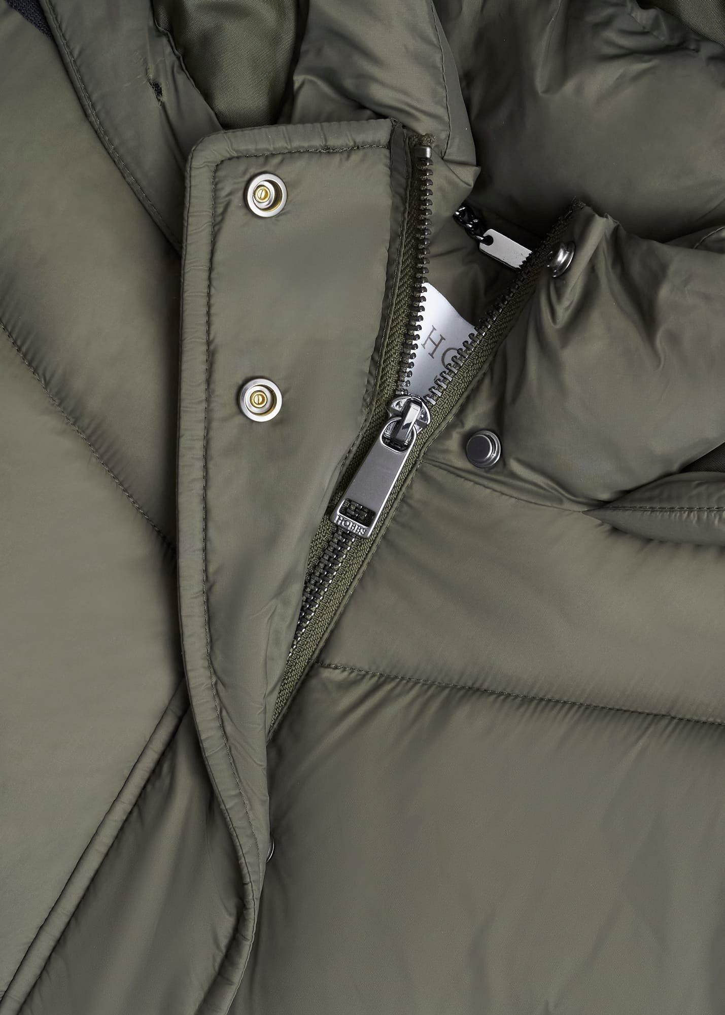 Sharni Sleeveless Puffer Coat, Olive, hi-res