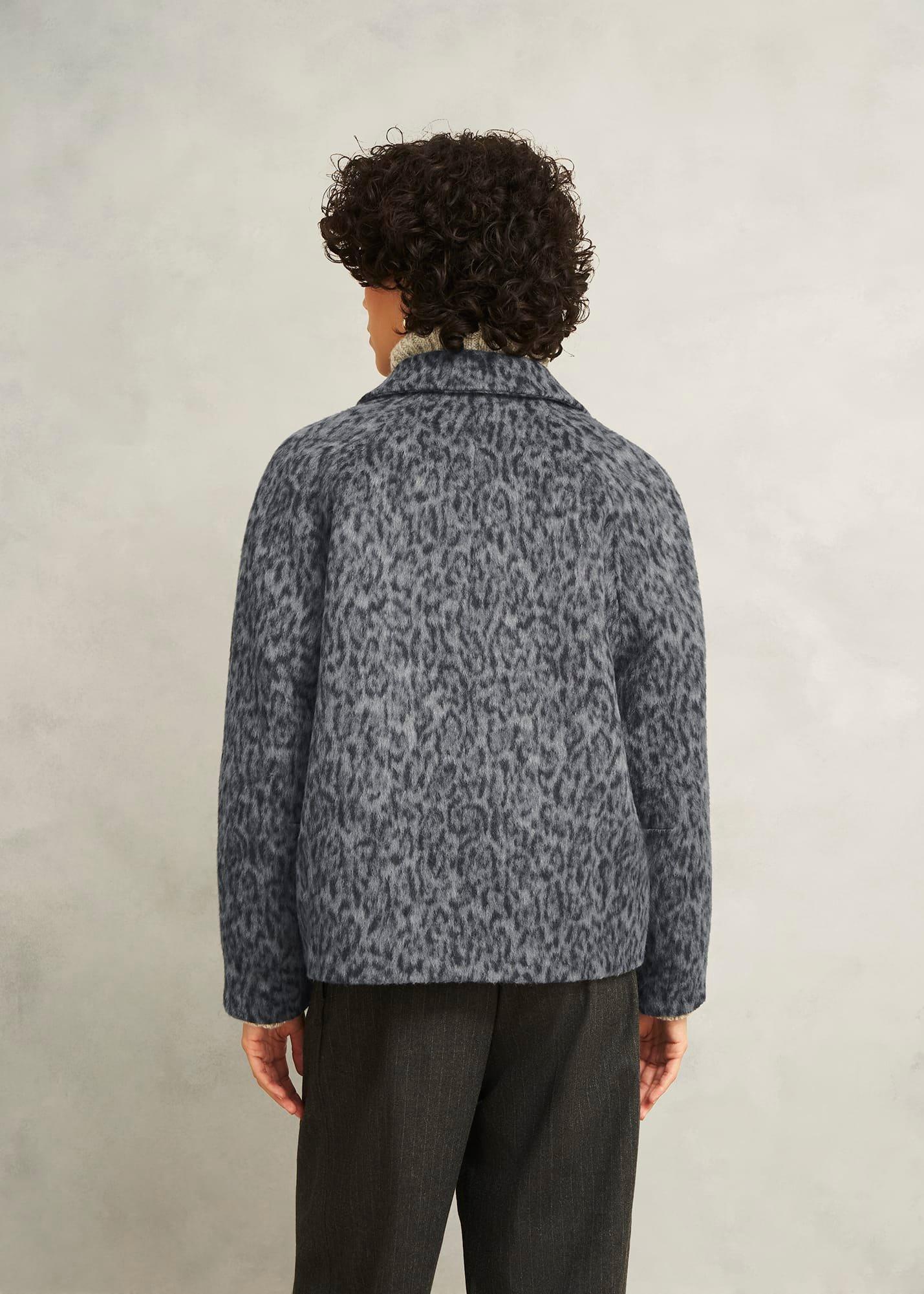 Aspel Coat With Wool, Grey Black, hi-res