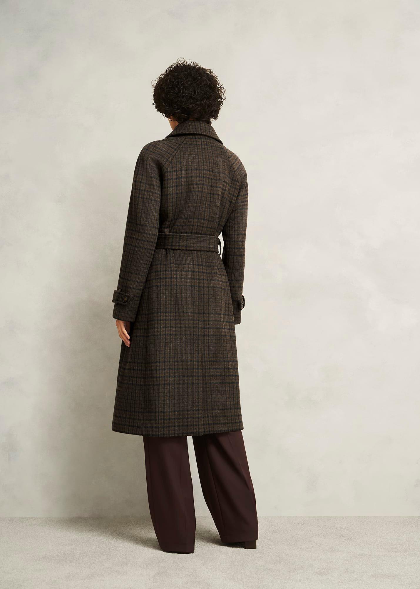 Peterson Wool Blend Coat, Brown Multi, hi-res