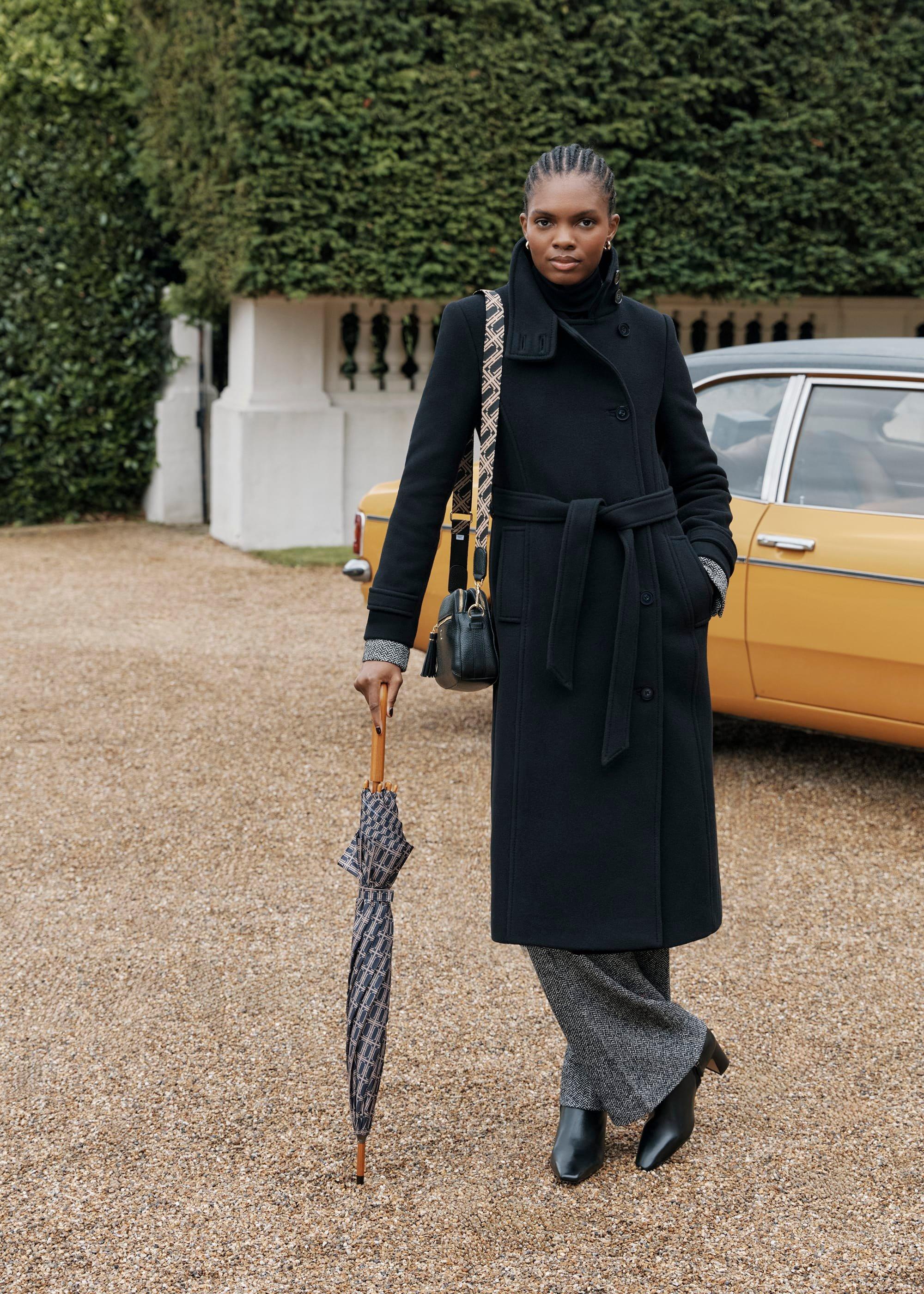 Deliliah Wool Blend Coat