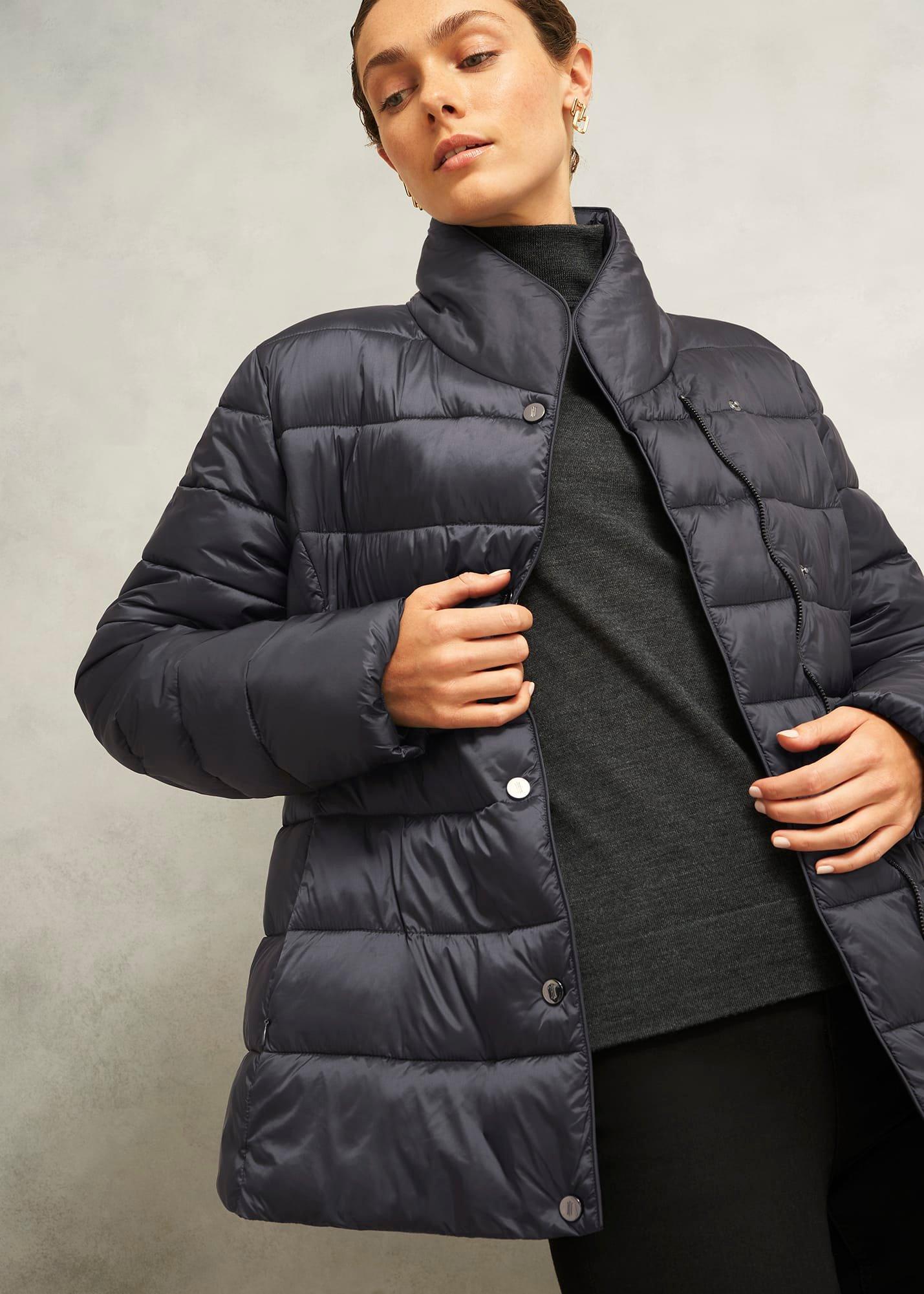 Tana Puffer Coat, Charcoal, hi-res