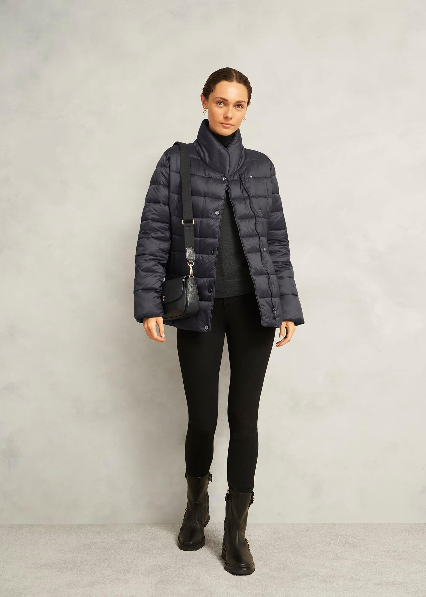 Tana Puffer Coat, Charcoal, hi-res