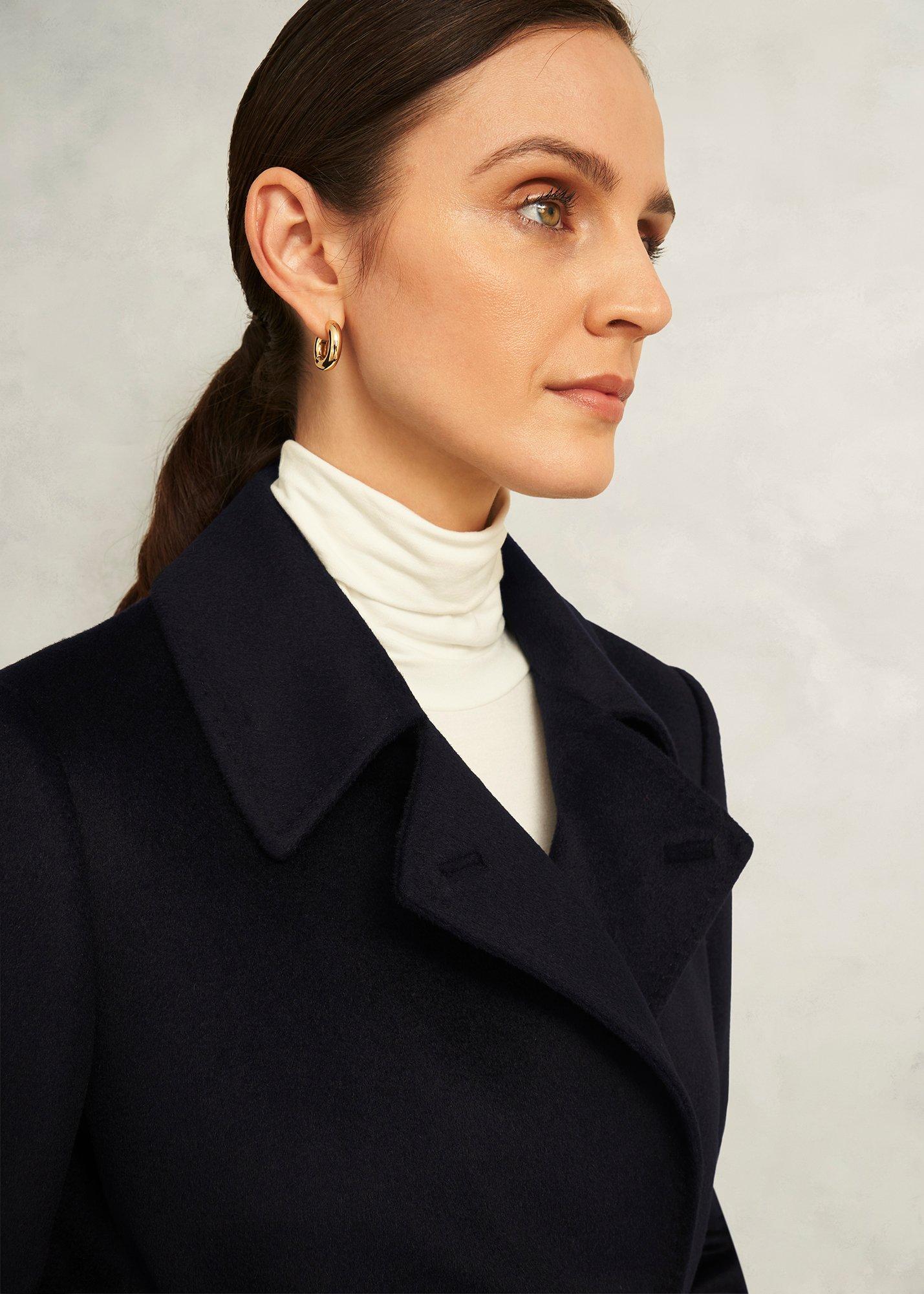 Livia Wool Coat, Black, hi-res