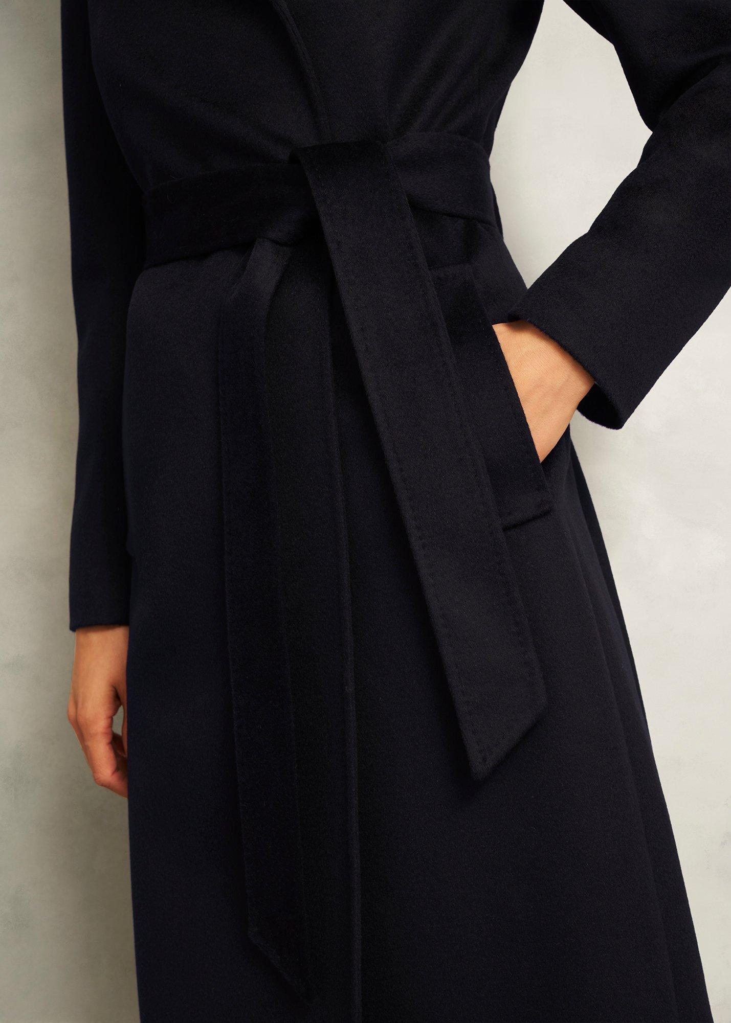 Livia Wool Coat, Black, hi-res