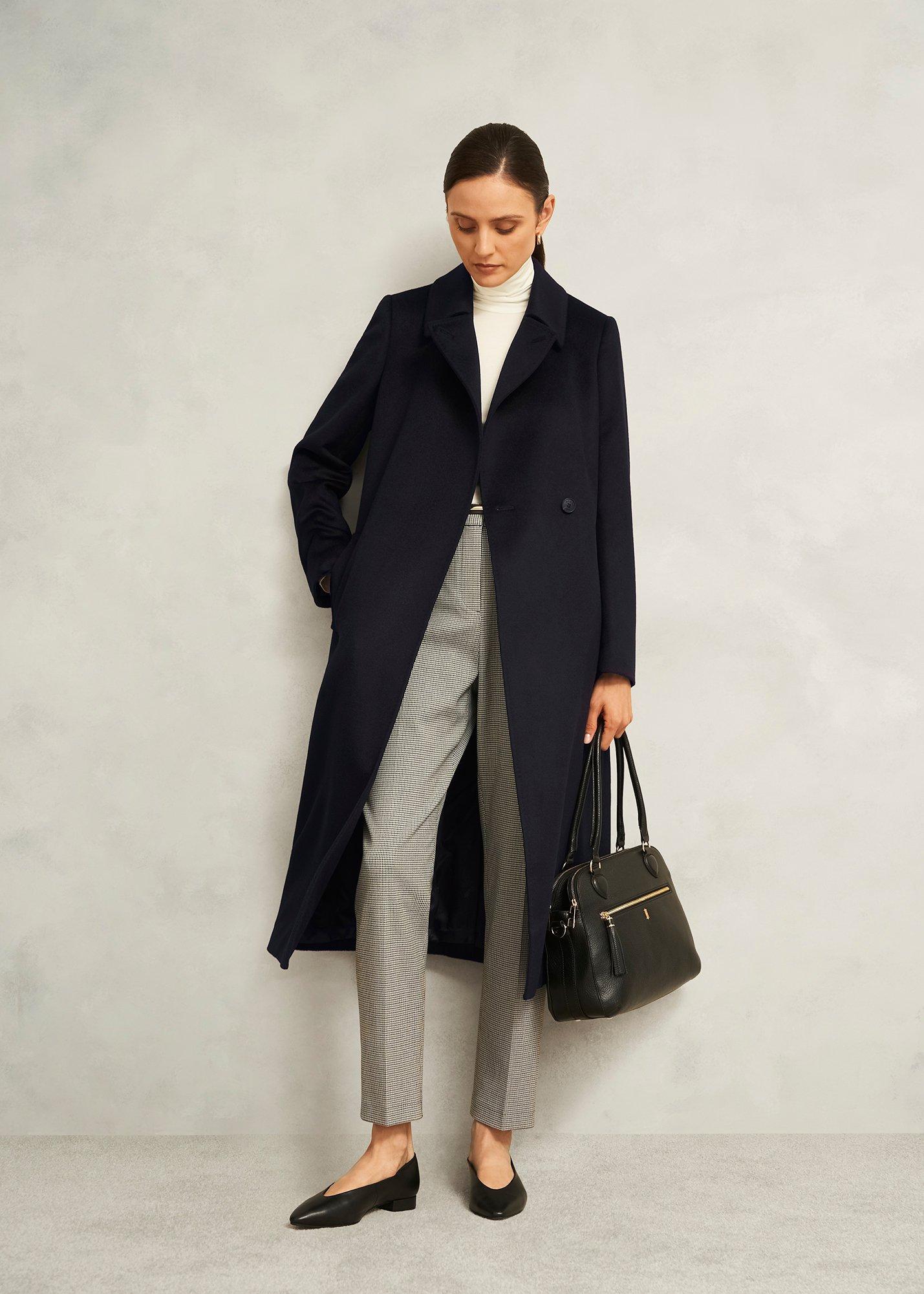 Livia Wool Coat, Black, hi-res