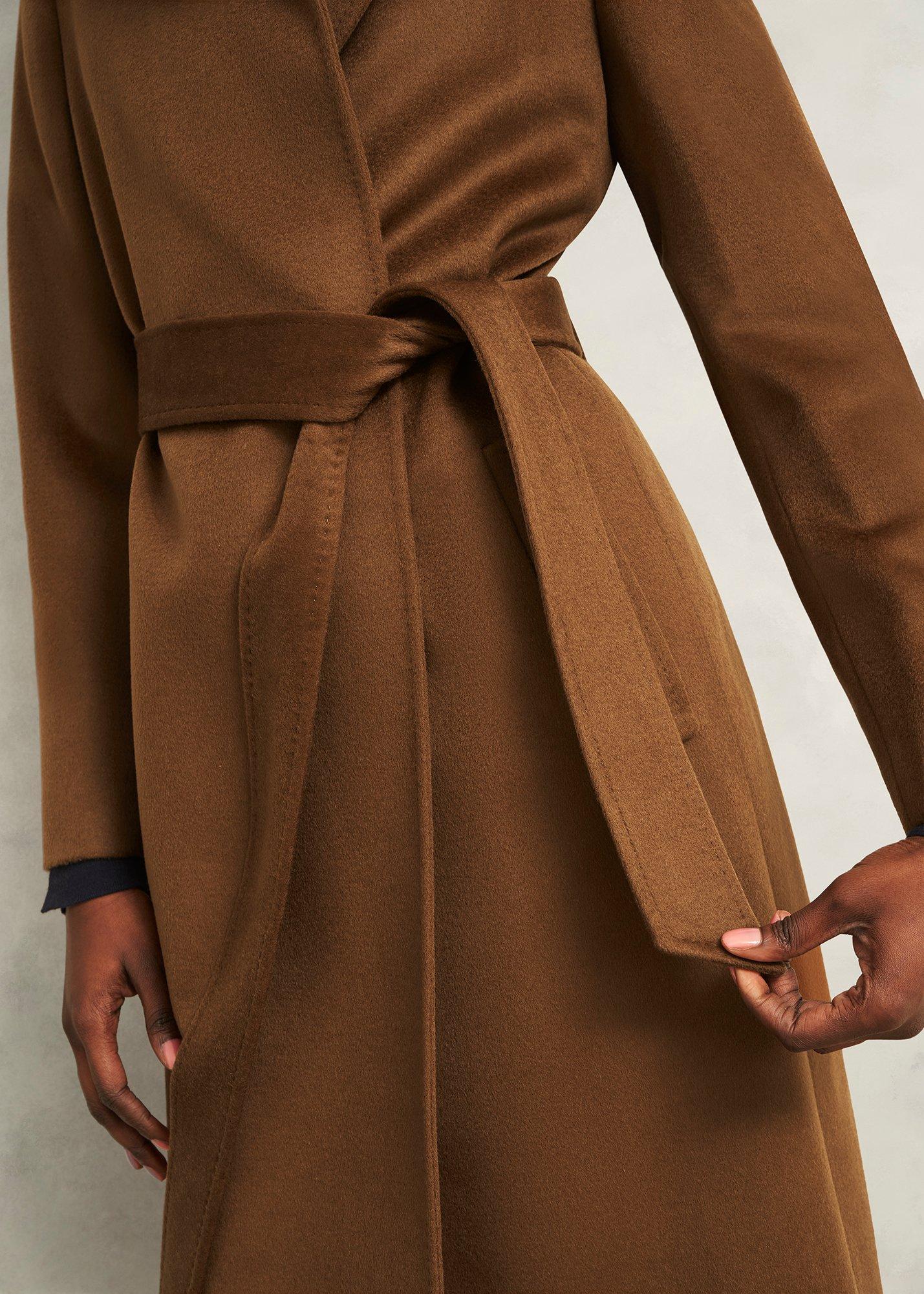 Livia Wool Coat, Vicuna, hi-res