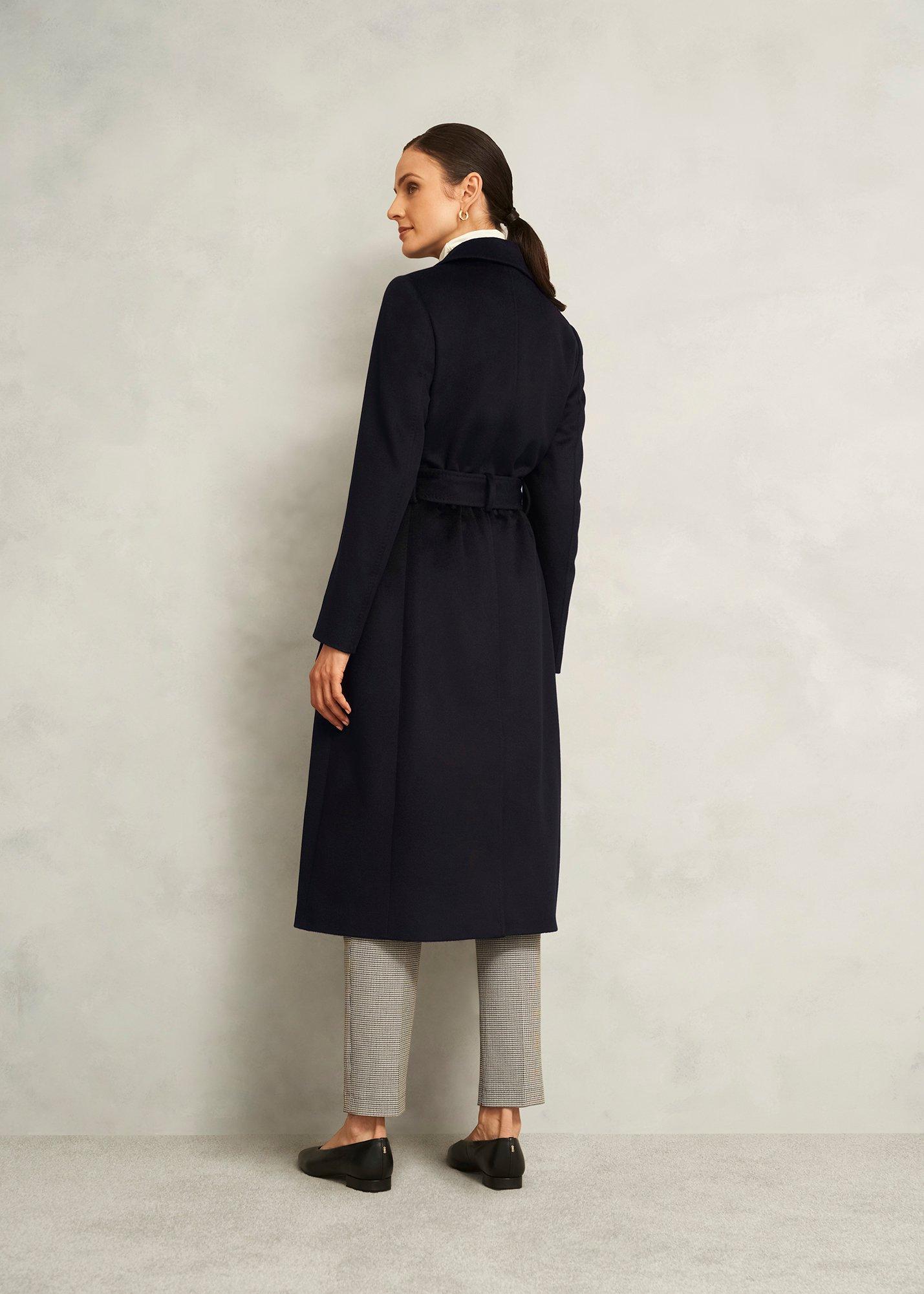 Petite Livia Wool Coat, Black, hi-res