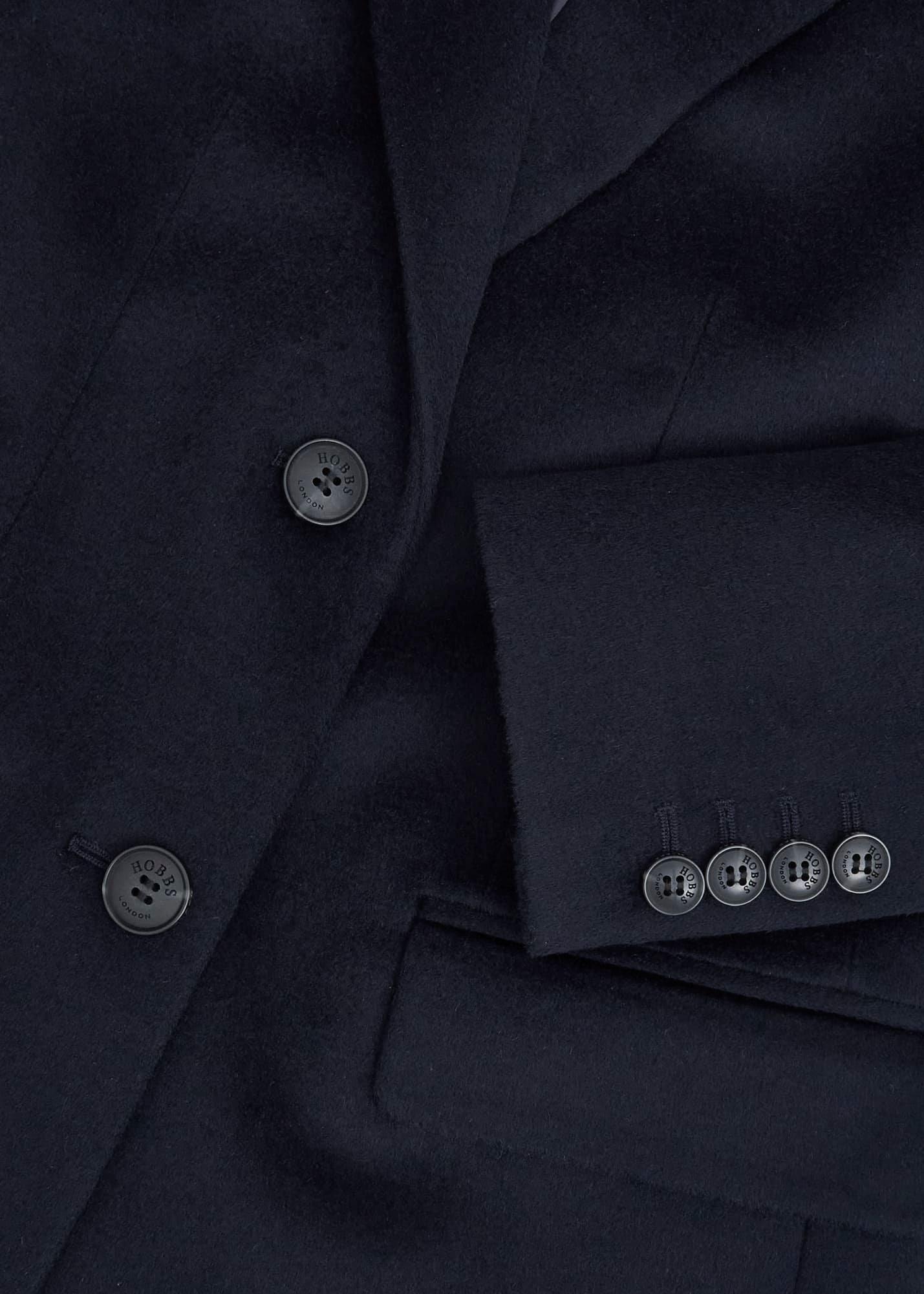 Cavendish Wool Coat, Navy, hi-res