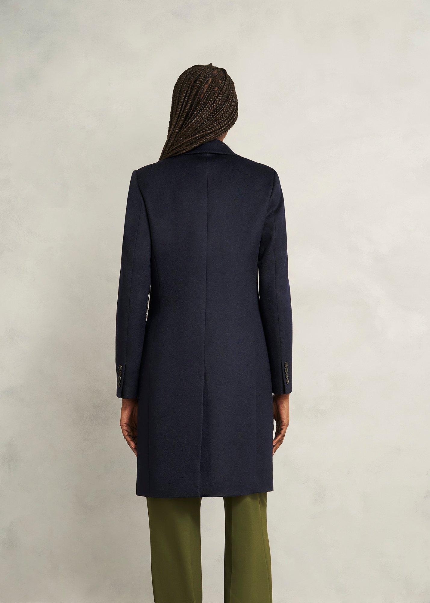 Petite Cavendish Wool Coat, Navy, hi-res