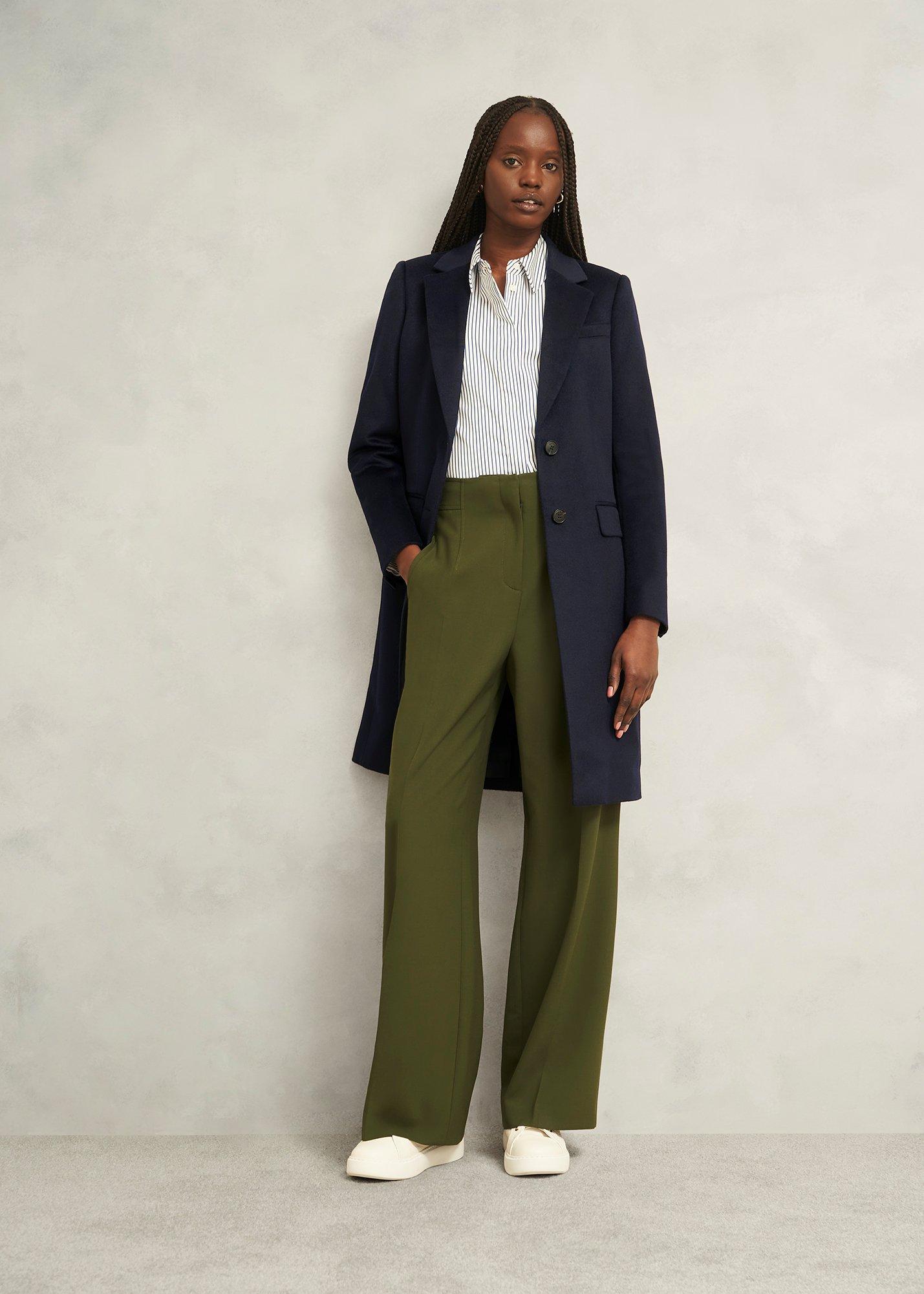 Petite Cavendish Wool Coat, Navy, hi-res