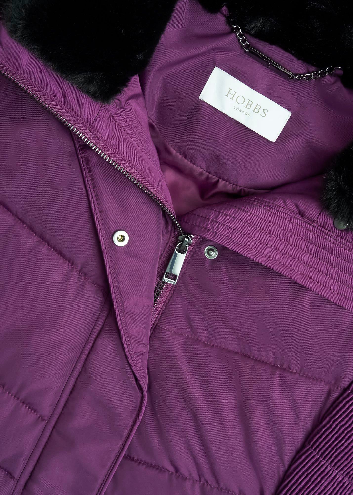 Jaymie Puffer Coat, Vibrant Purple, hi-res