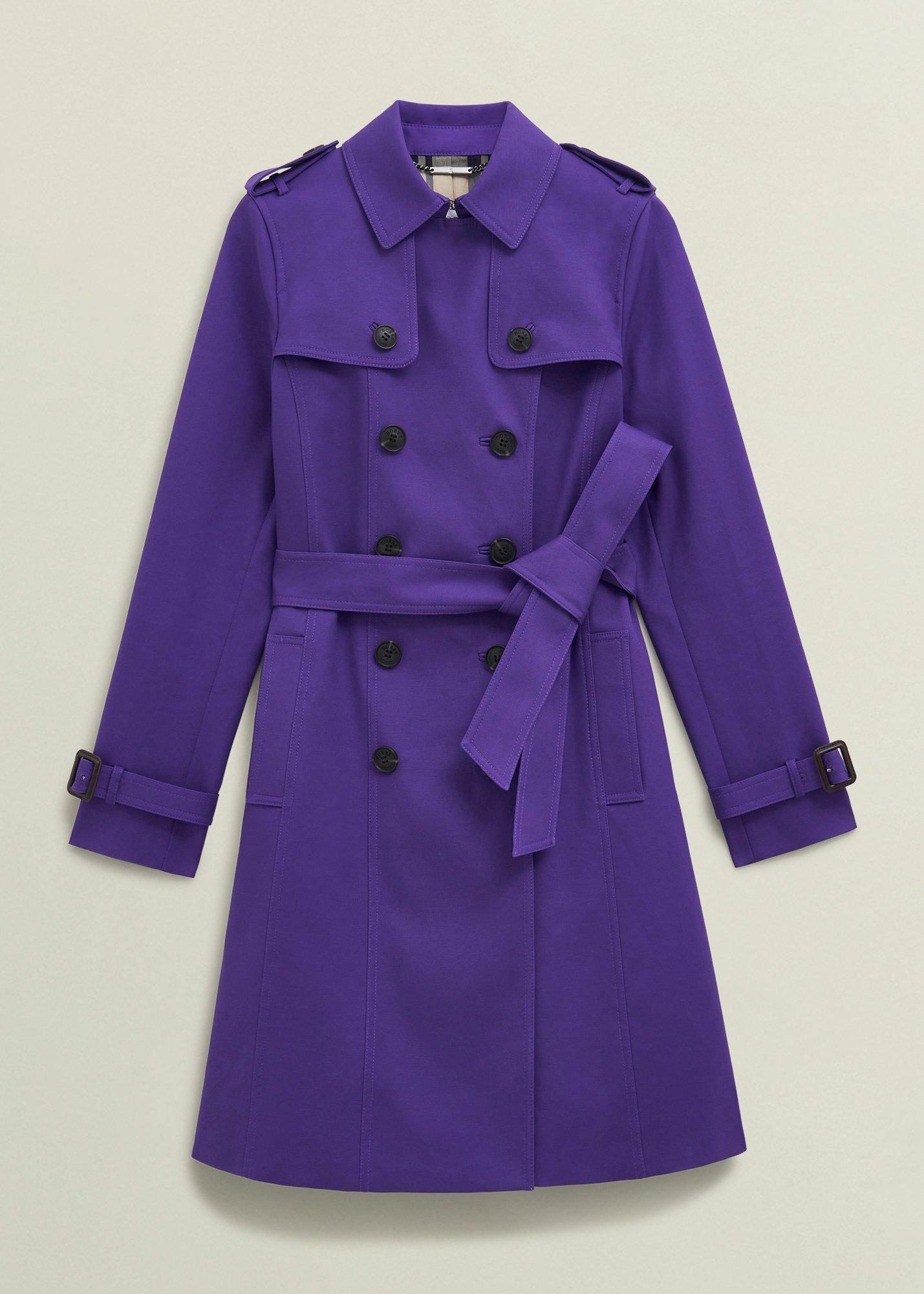 Petite Skylar Shower Resistant Trench Coat