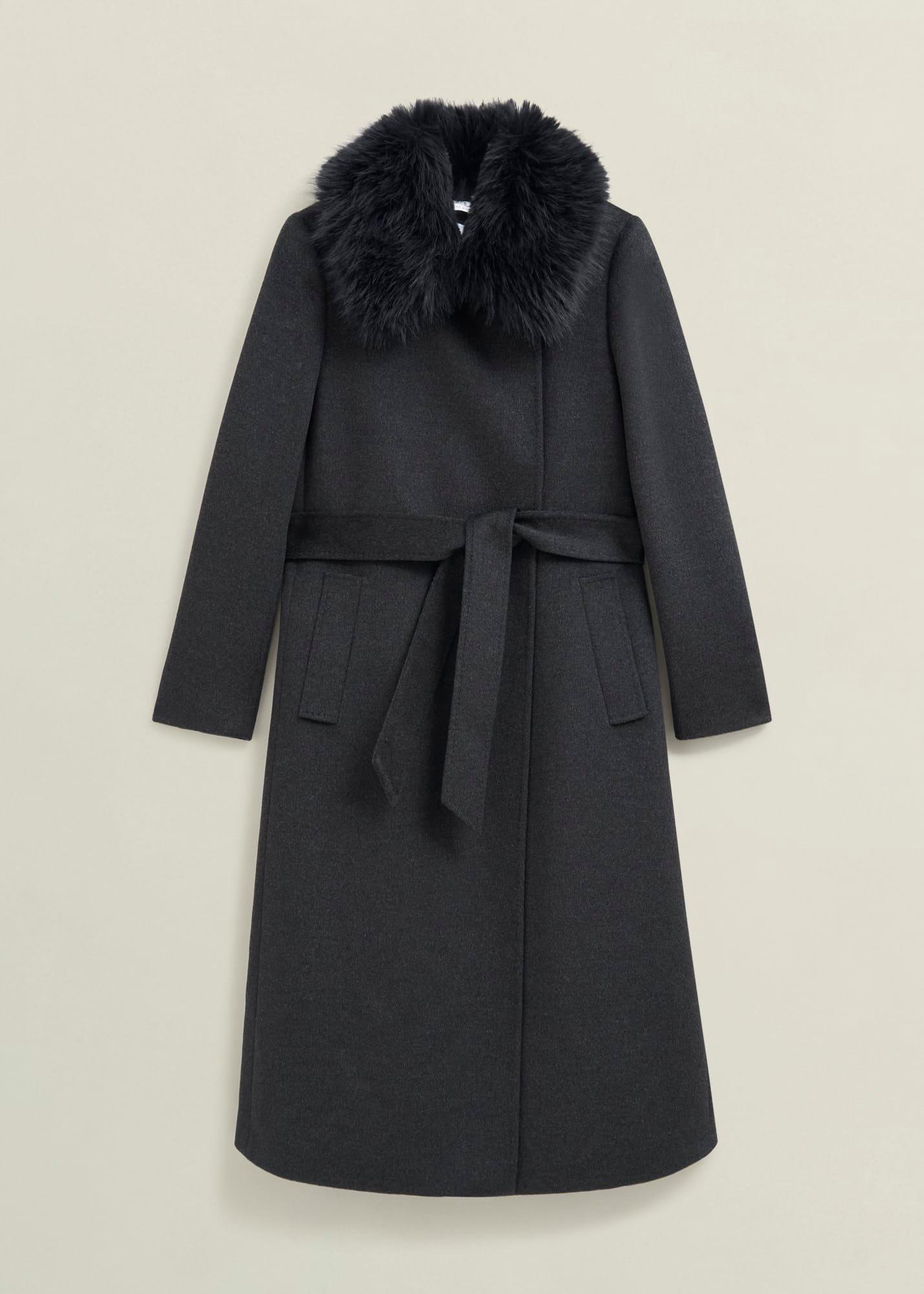 Faux Fur Livia Wool Coat