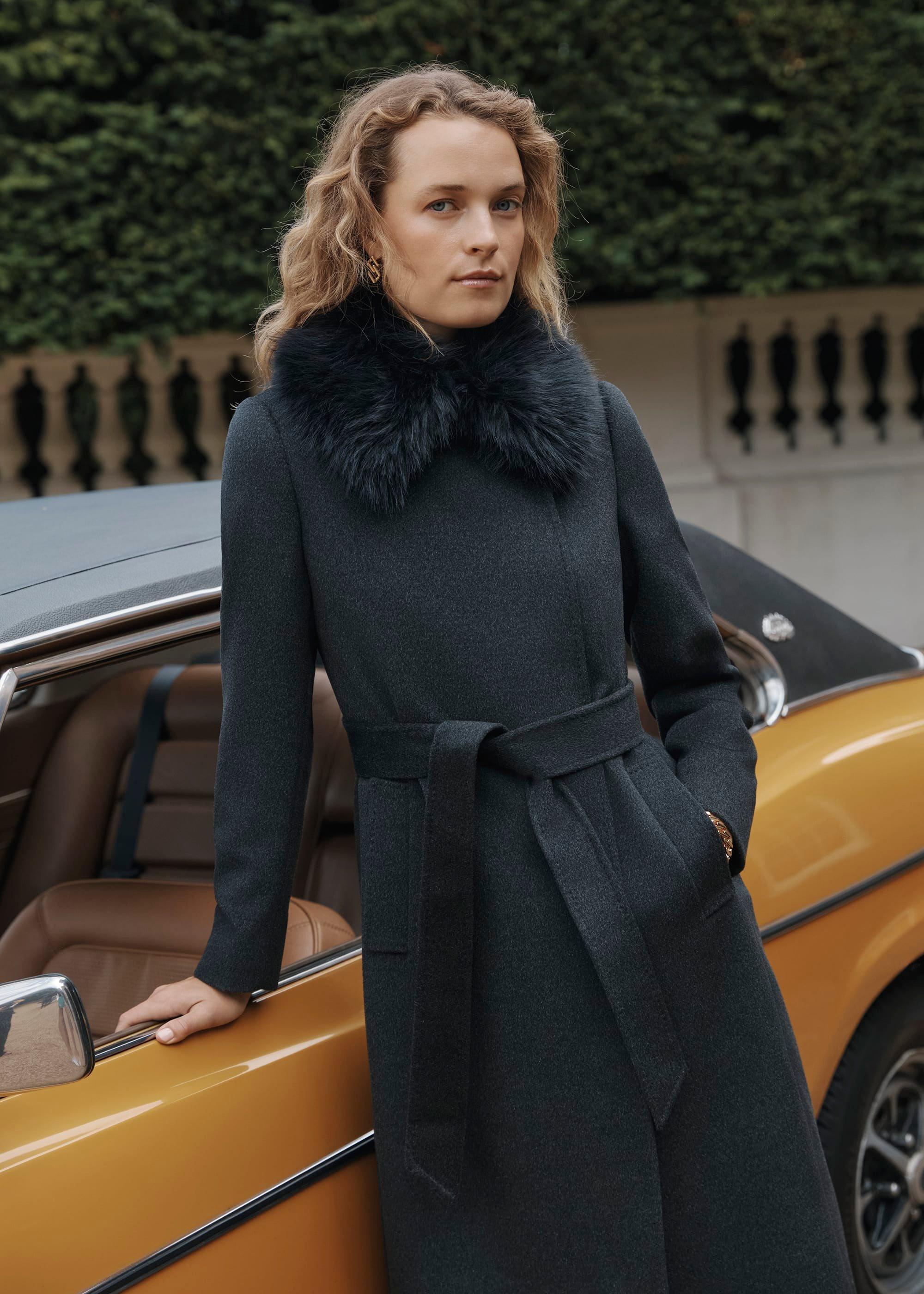 Faux Fur Livia Wool Coat