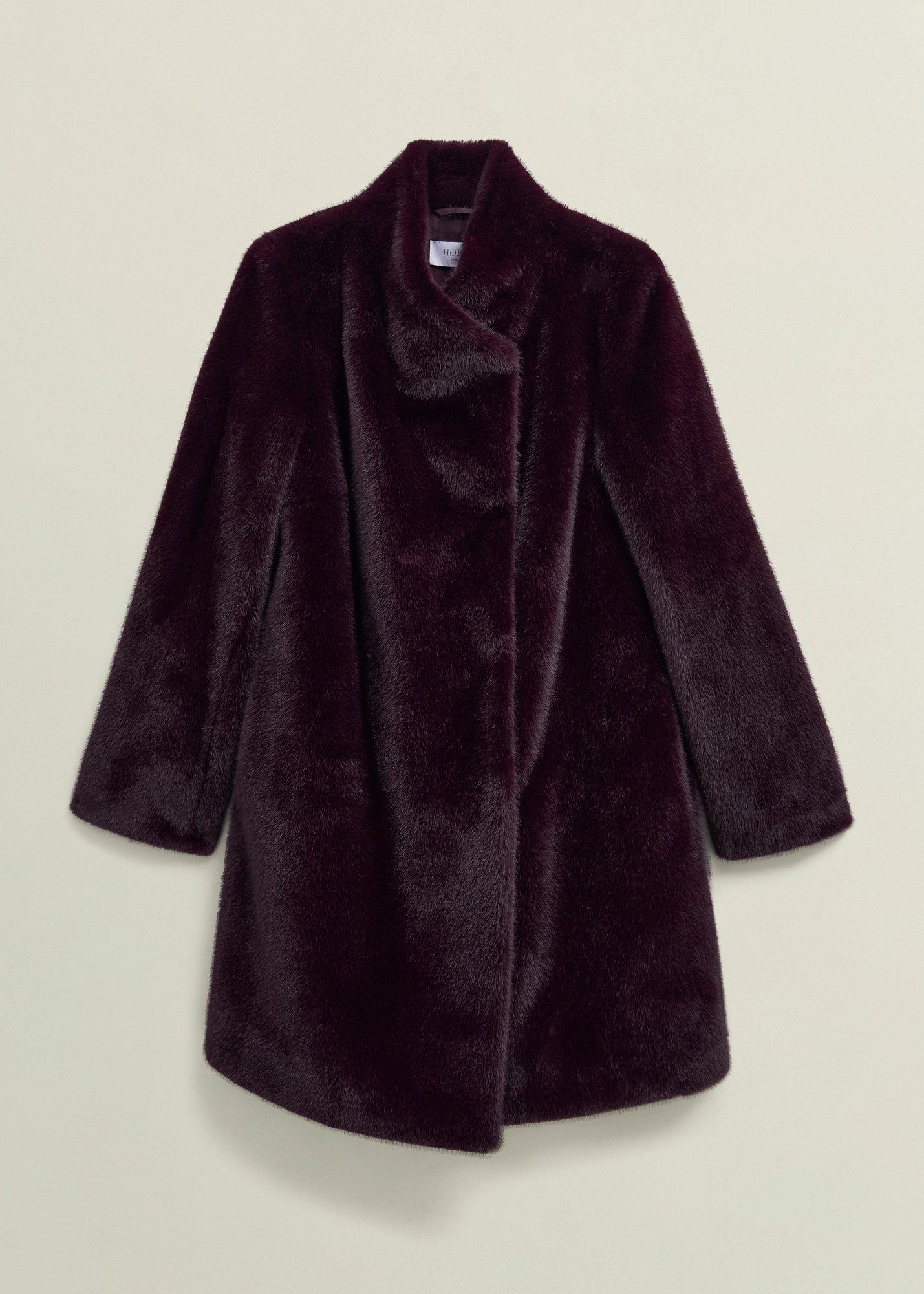 Petite Tarini Faux Fur Coat