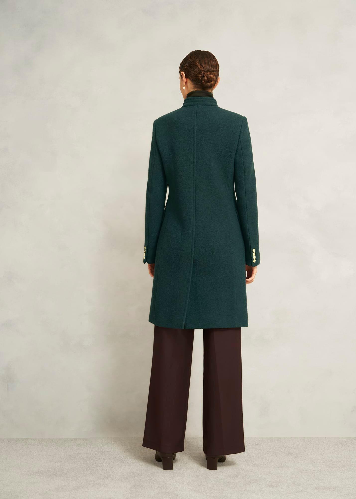 Wilma Wool Coat, Ponderosa Green, hi-res