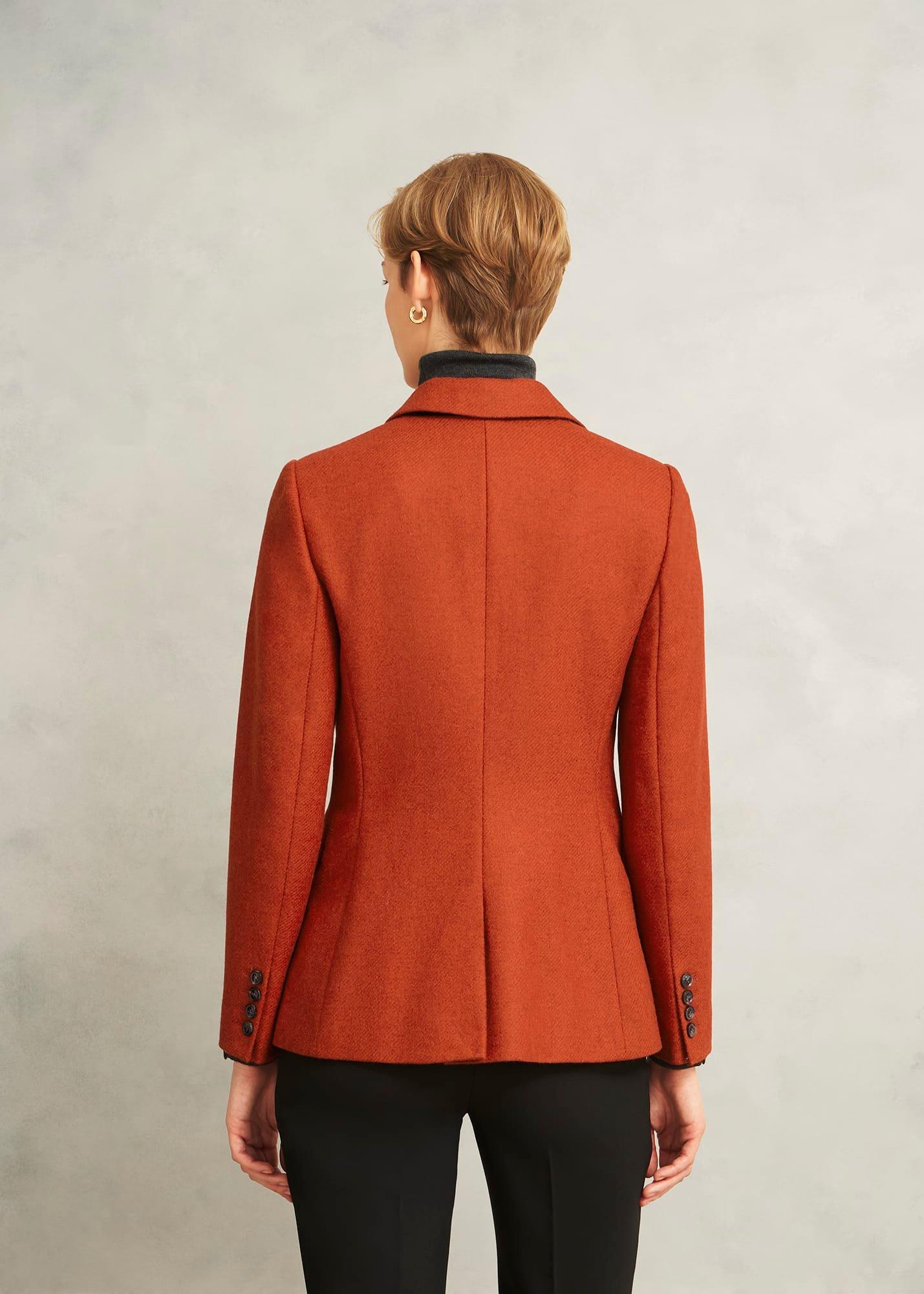 Jess Wool Jacket, Orange, hi-res