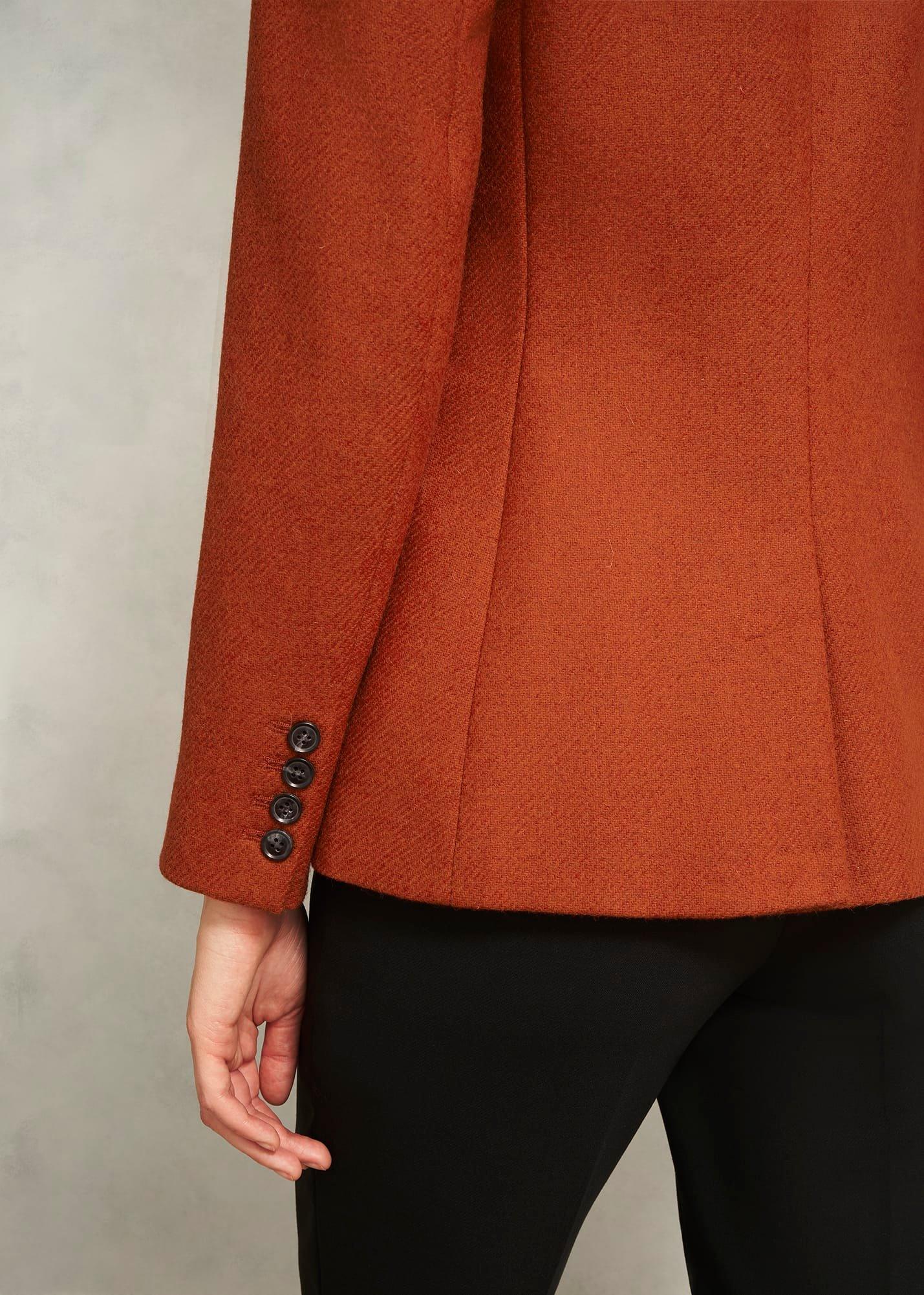 Jess Wool Jacket, Orange, hi-res