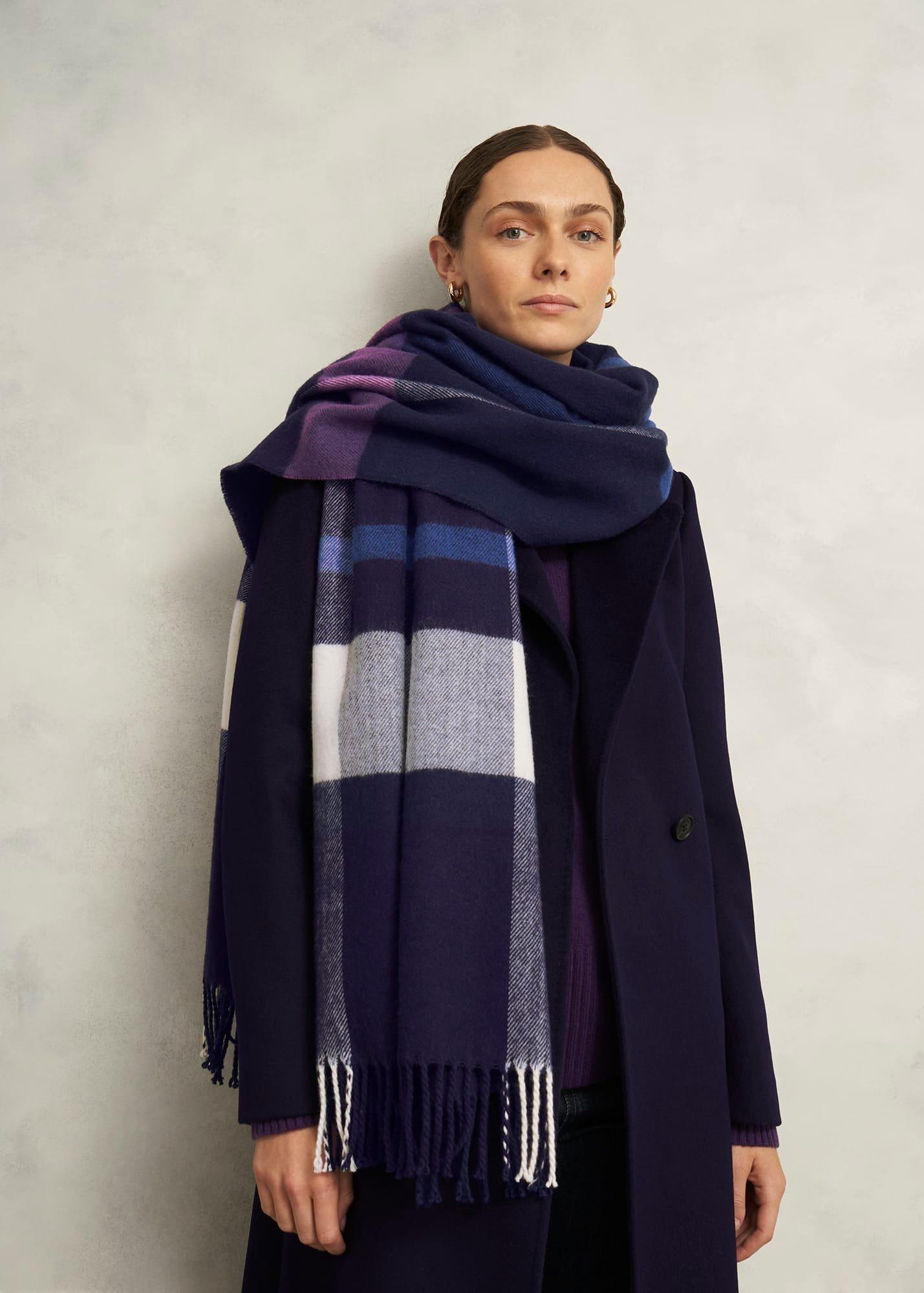 Jess Scarf, Purple Multi, hi-res