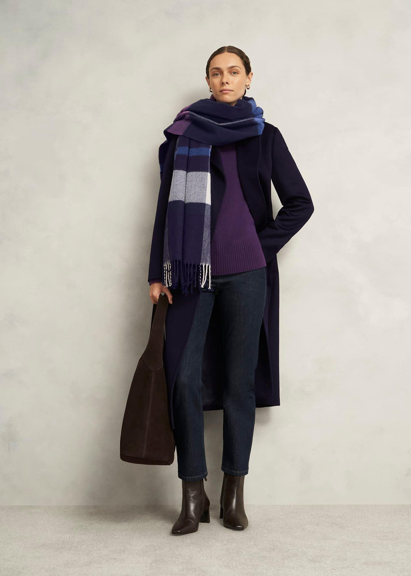 Jess Scarf, Purple Multi, hi-res