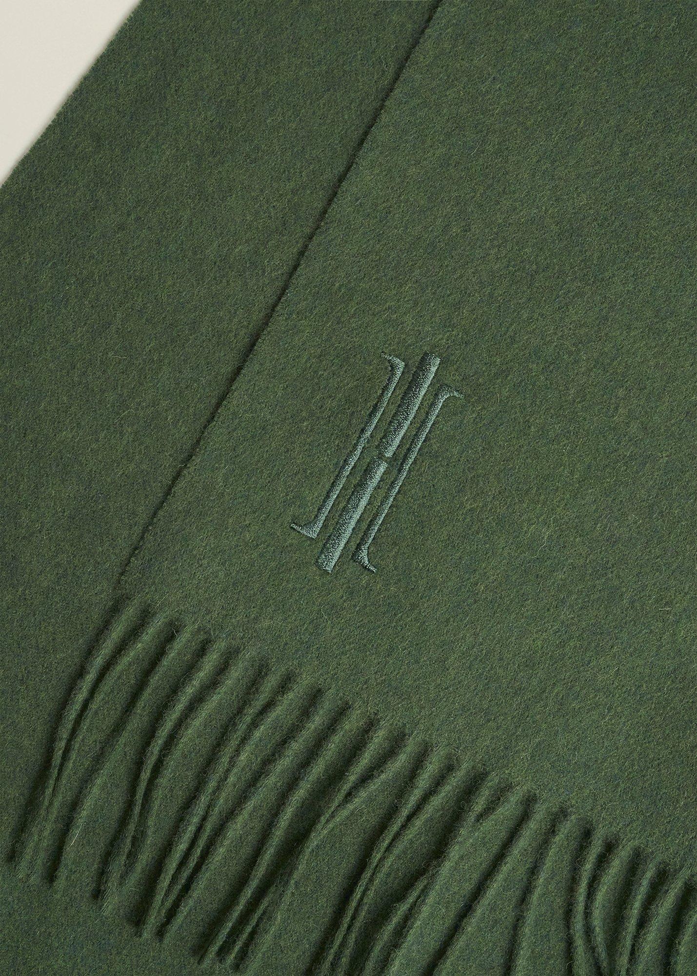 Emery Wool Scarf, Dark Green, hi-res