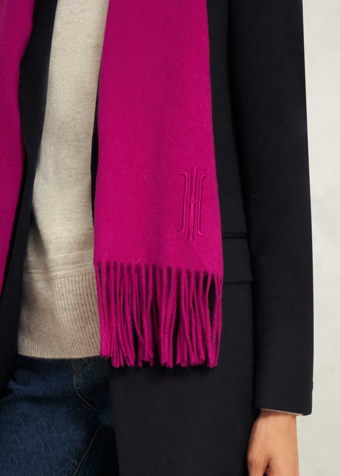 Emery Wool Scarf, Deep Rose Pink, hi-res