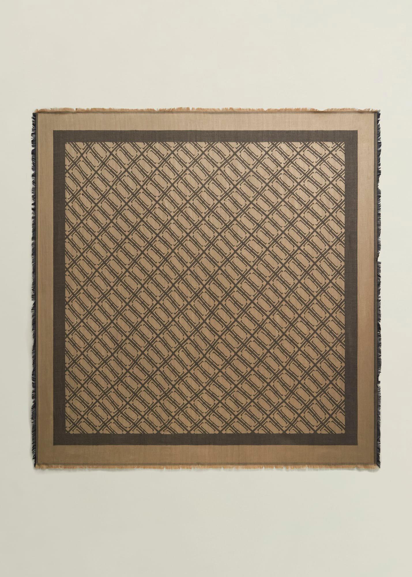 Mora Scarf, Black Camel, hi-res