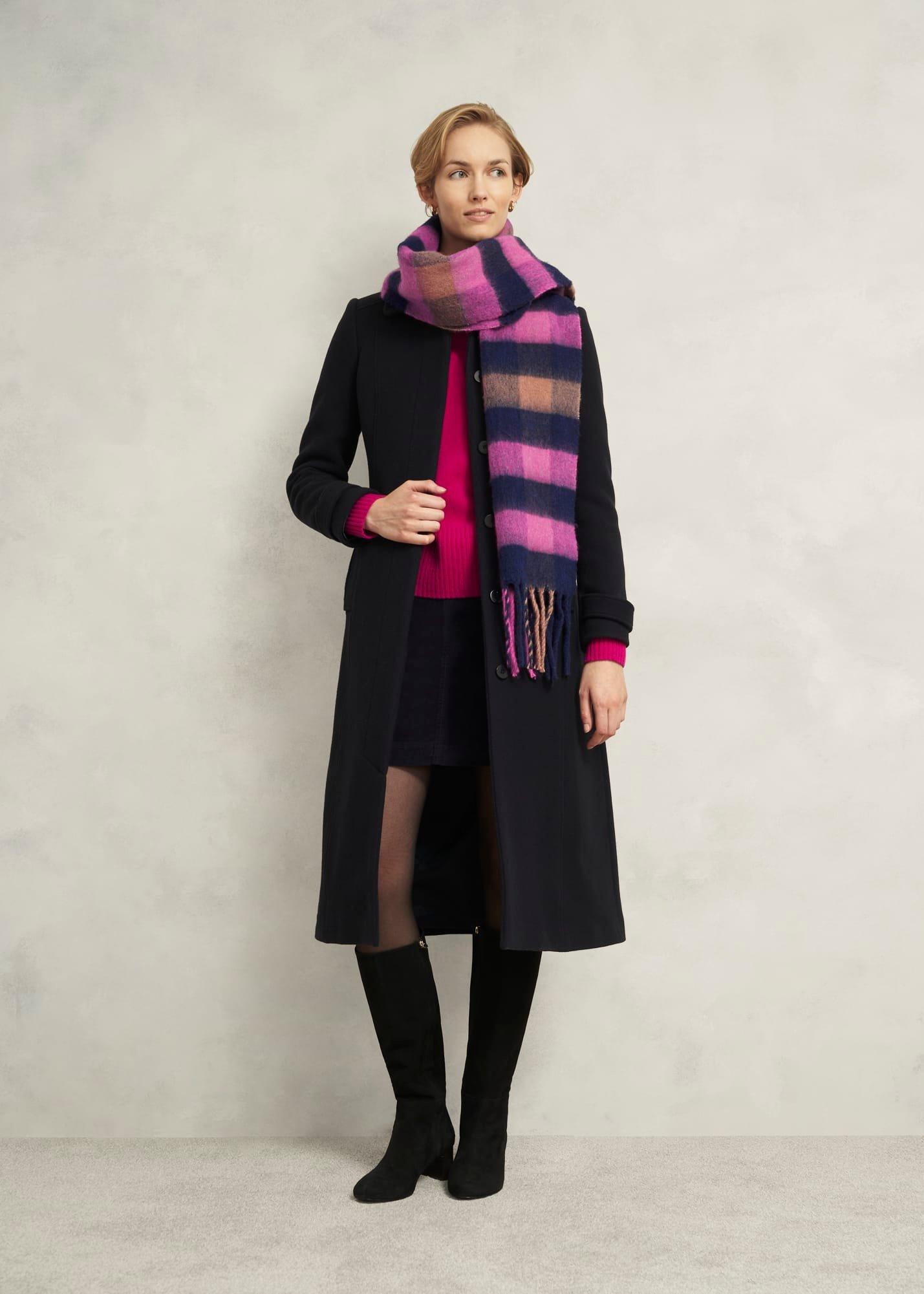 Lois Scarf, Pink Navy, hi-res