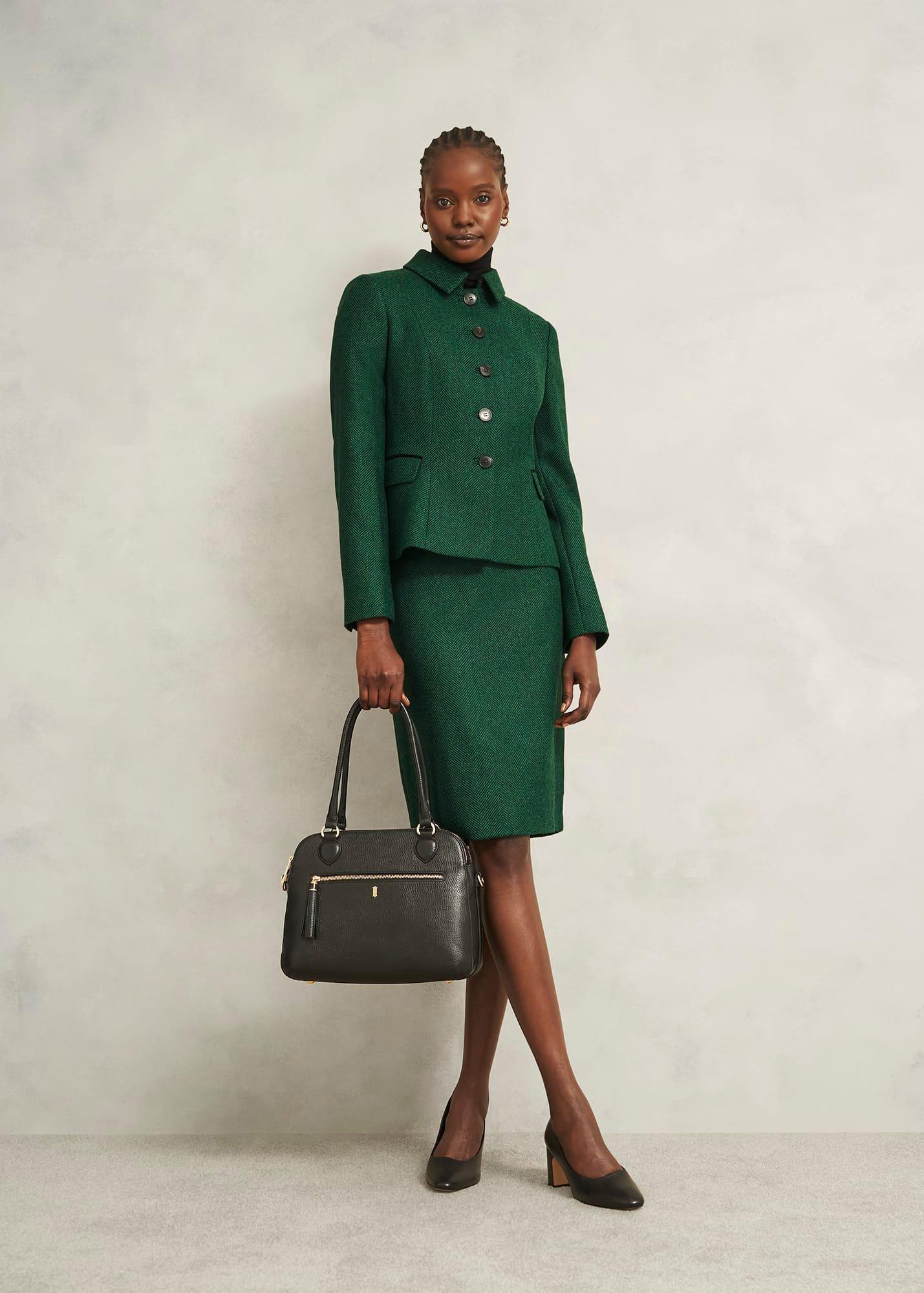 Daniella Wool Jacket, Green Multi, hi-res