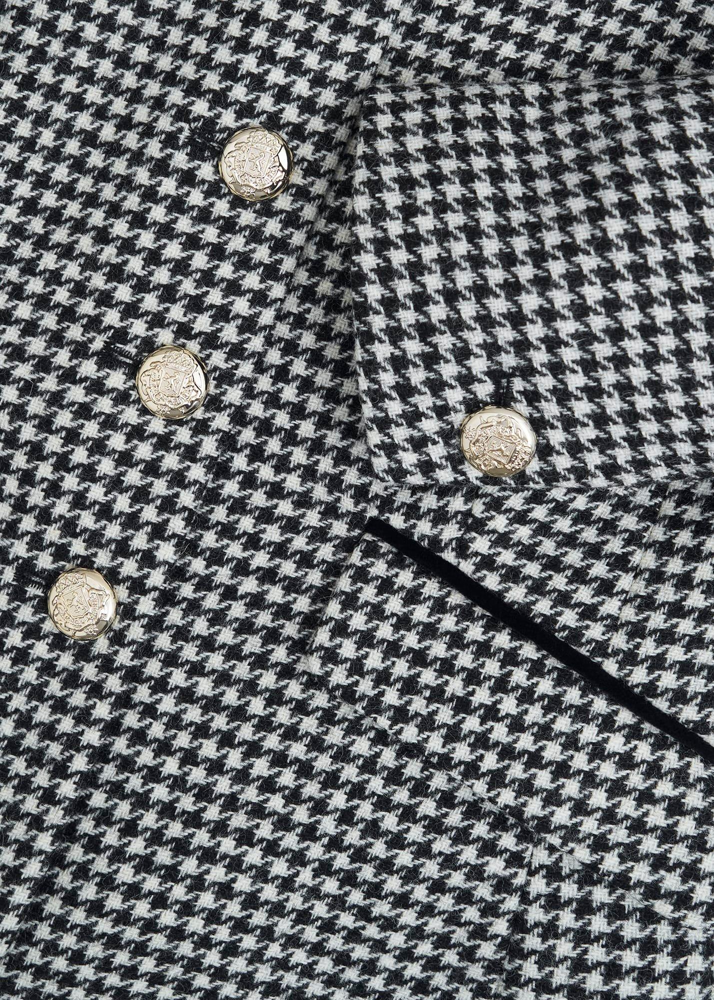 Dolly Wool Jacket, Black White, hi-res