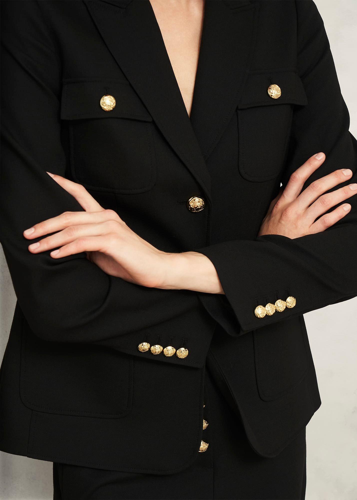 Highclere Jacket, Black, hi-res