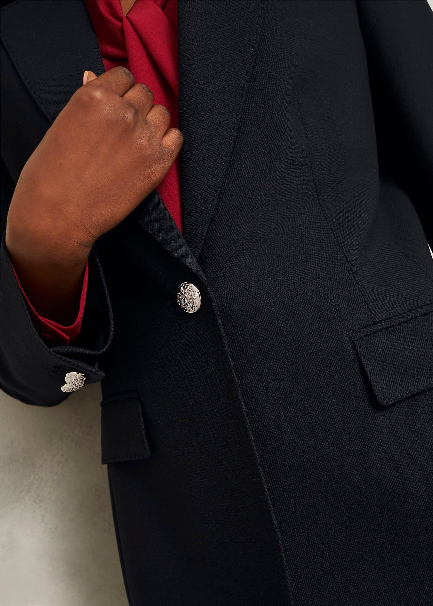 Heidi Wool Blend Jacket , Black, hi-res