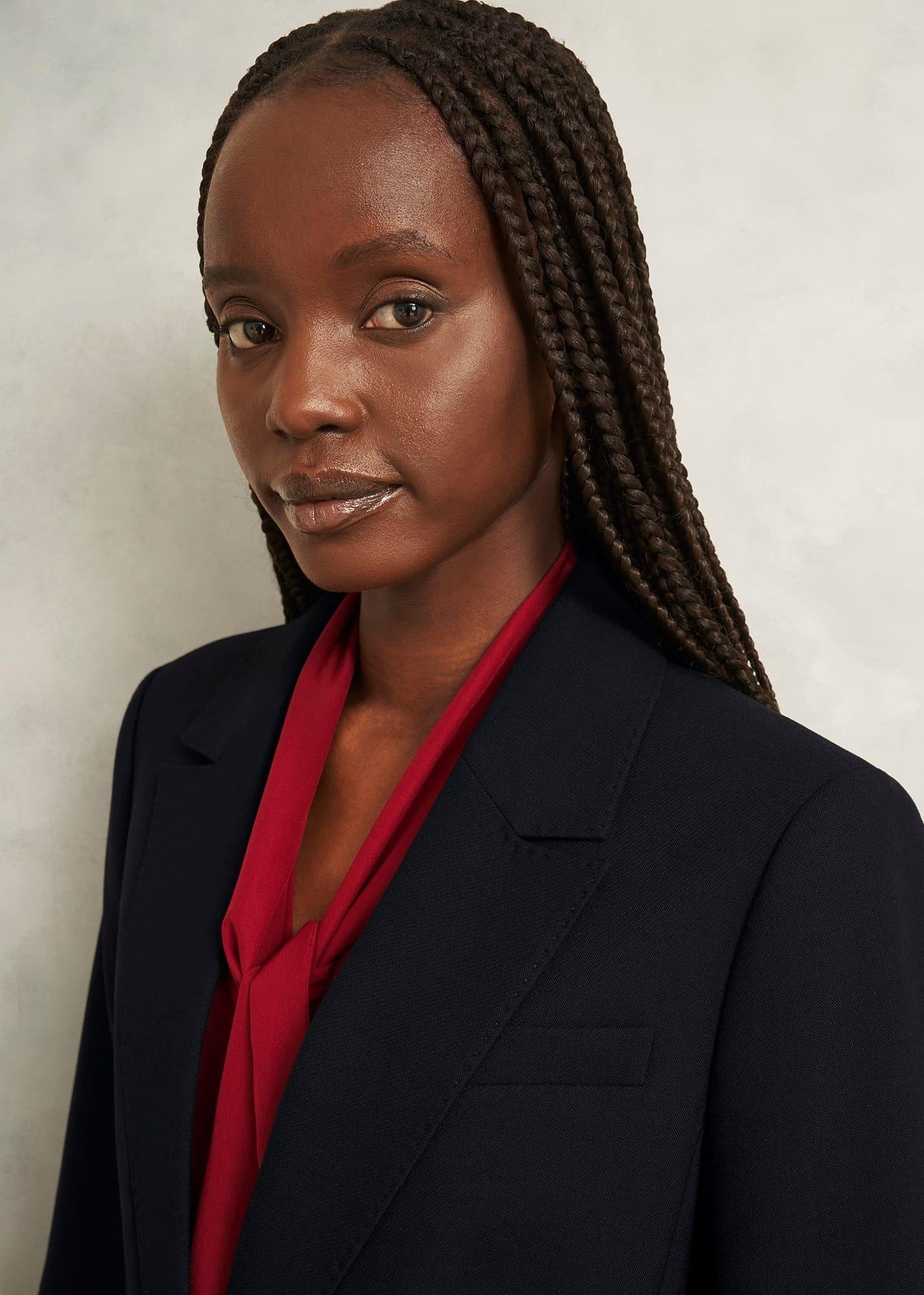 Heidi Wool Blend Jacket , Black, hi-res