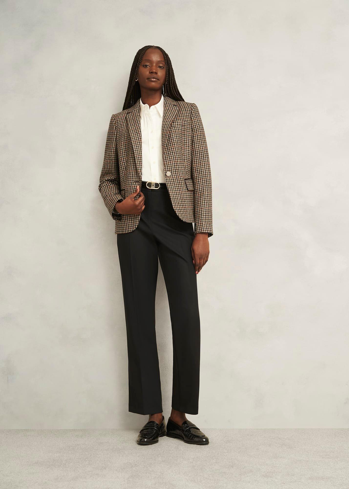 Adeline Wool Jacket, Brown Multi, hi-res