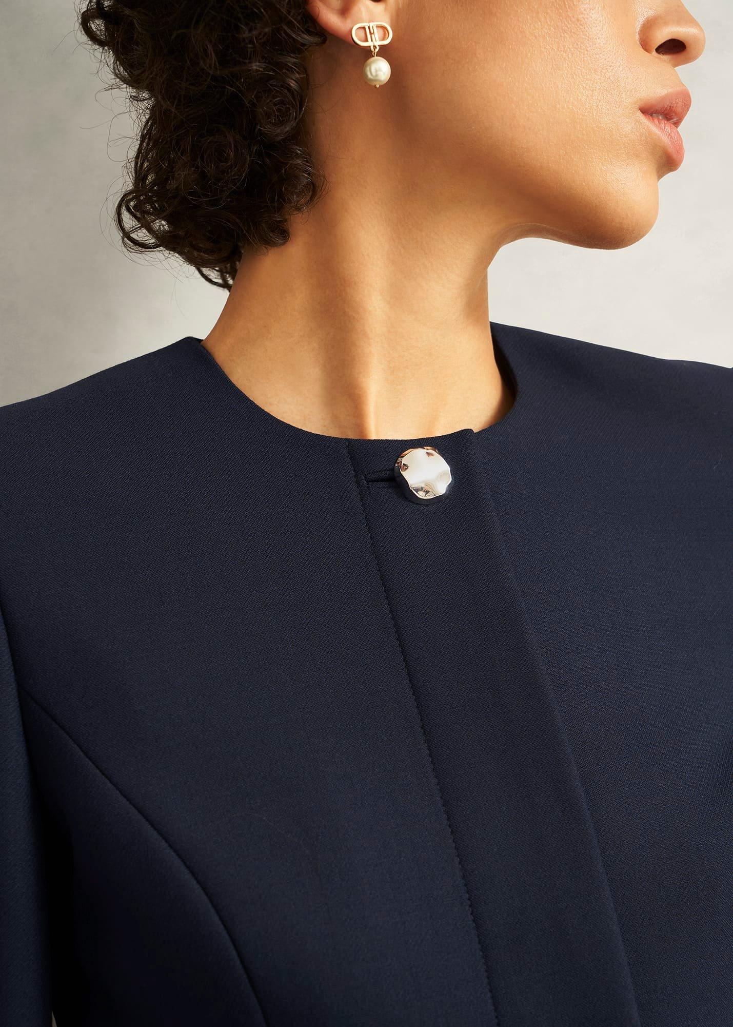 Montrose Wool Blend Jacket, Navy, hi-res