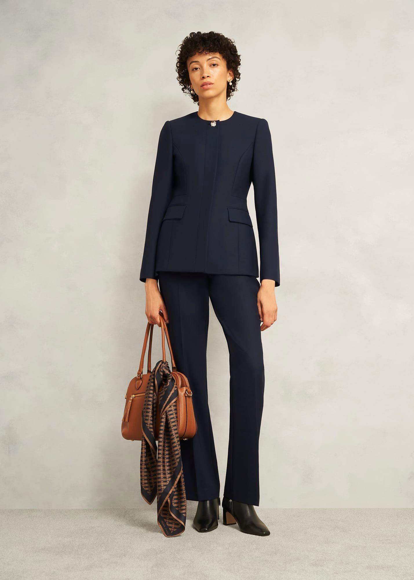 Montrose Wool Blend Jacket, Navy, hi-res