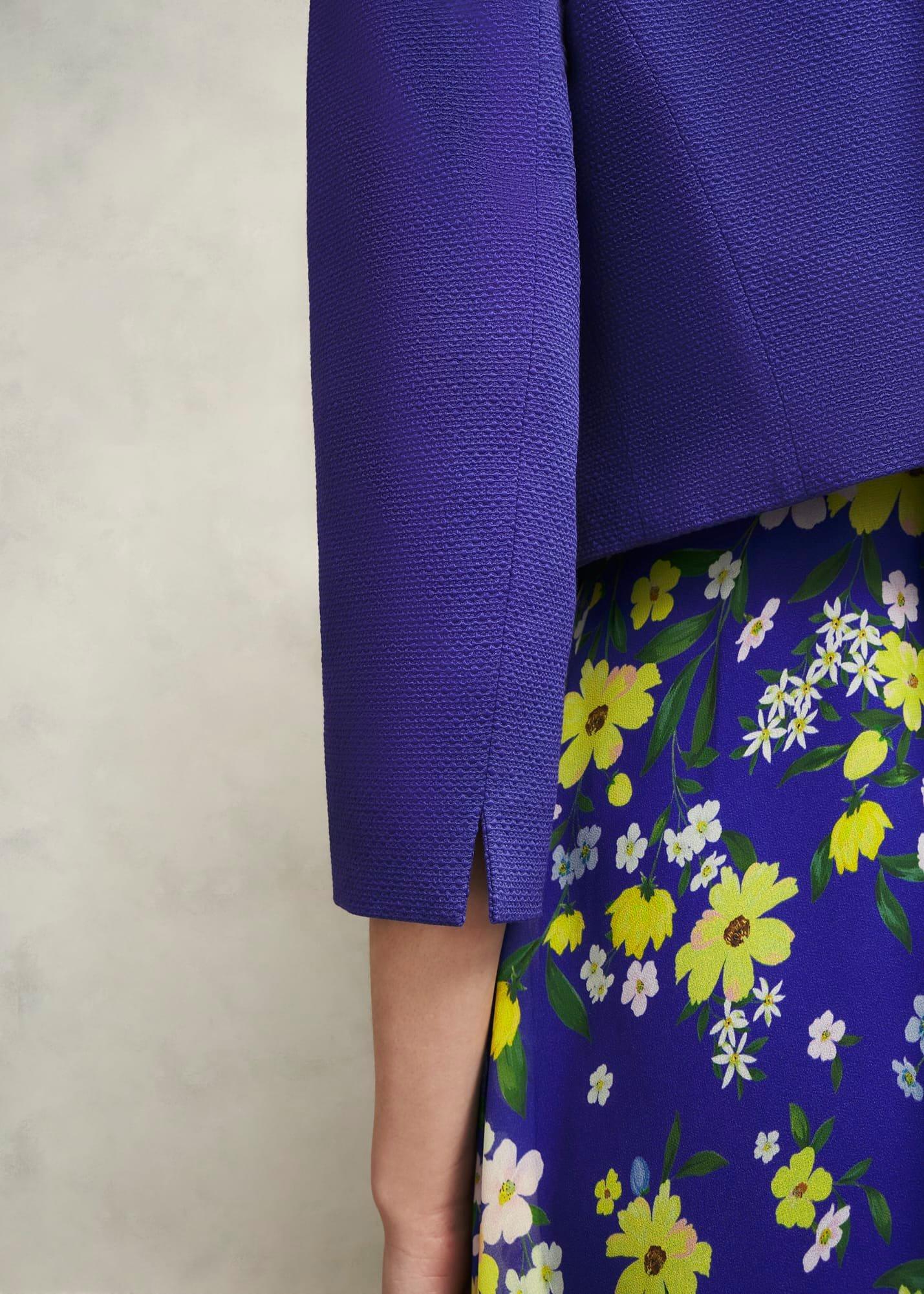 Elize Textured Jacket, Allium Blue, hi-res