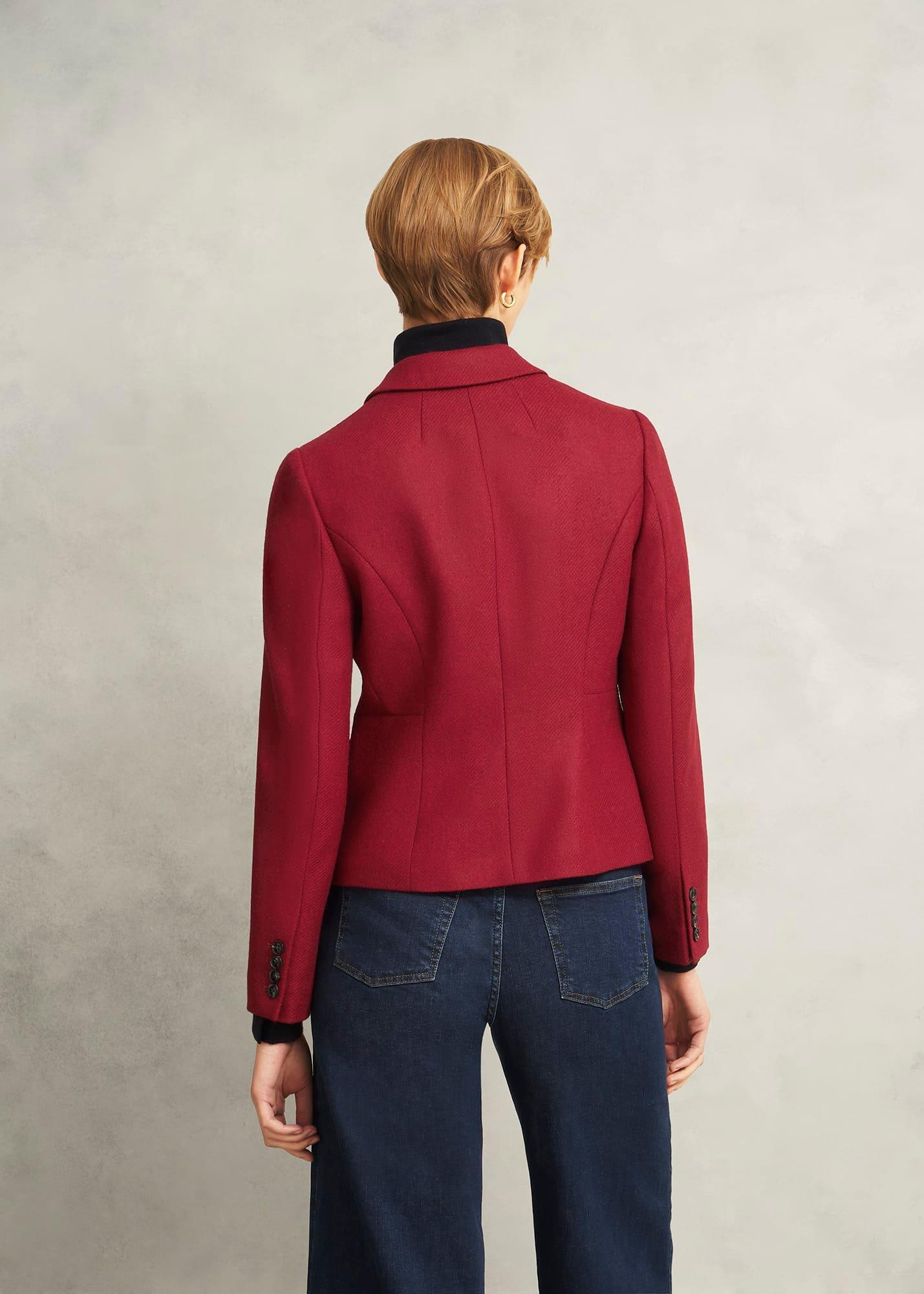 Hackness Wool Jacket, Red, hi-res