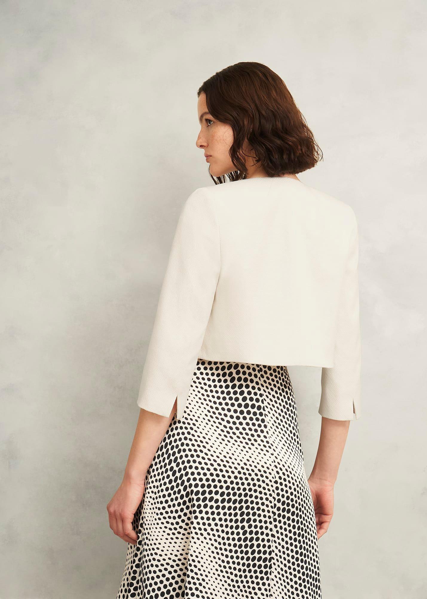 Arizona Textured Jacket, Buttercream, hi-res